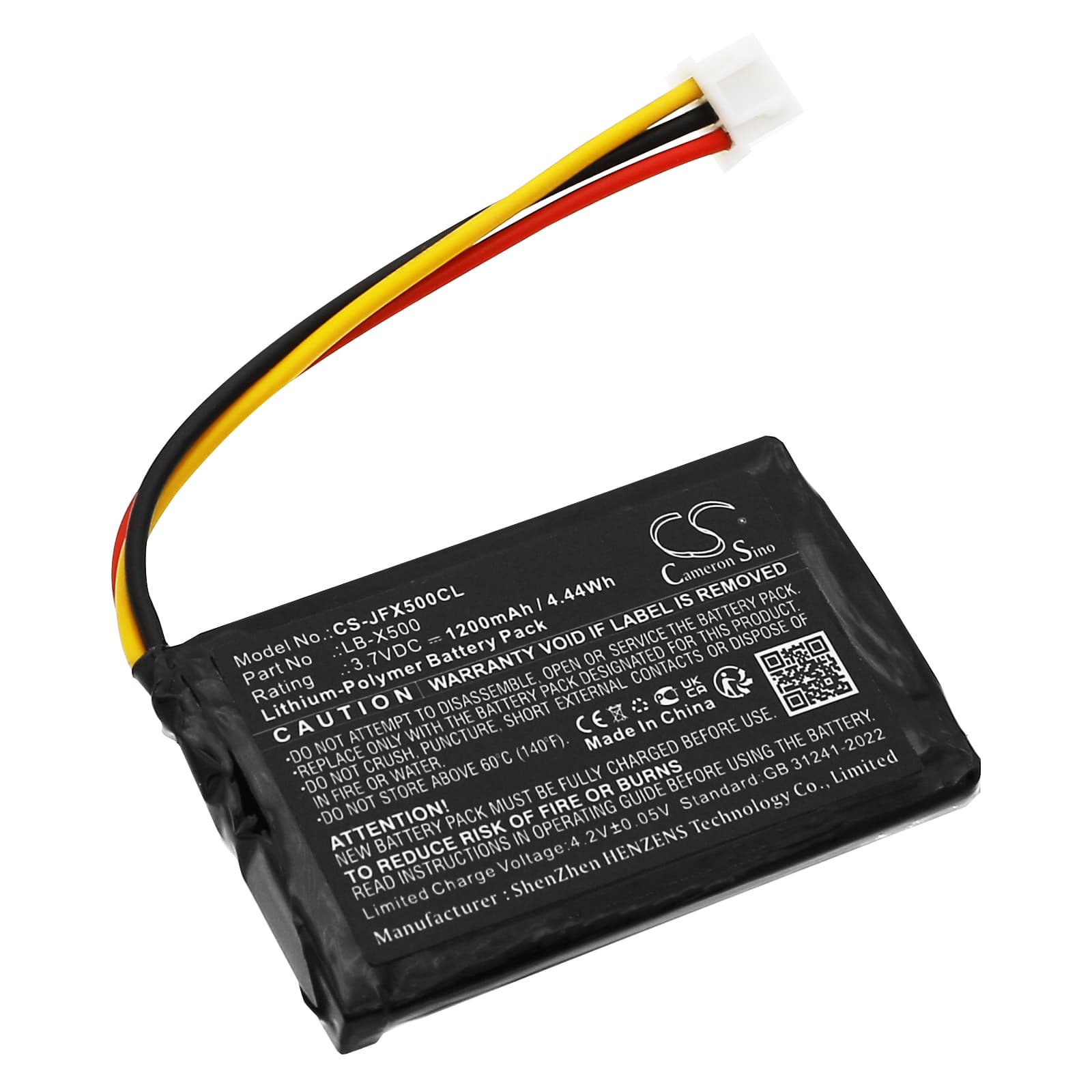 Replacement Battery for Jetfon X500 - CS-JFX500CL-1.jpg