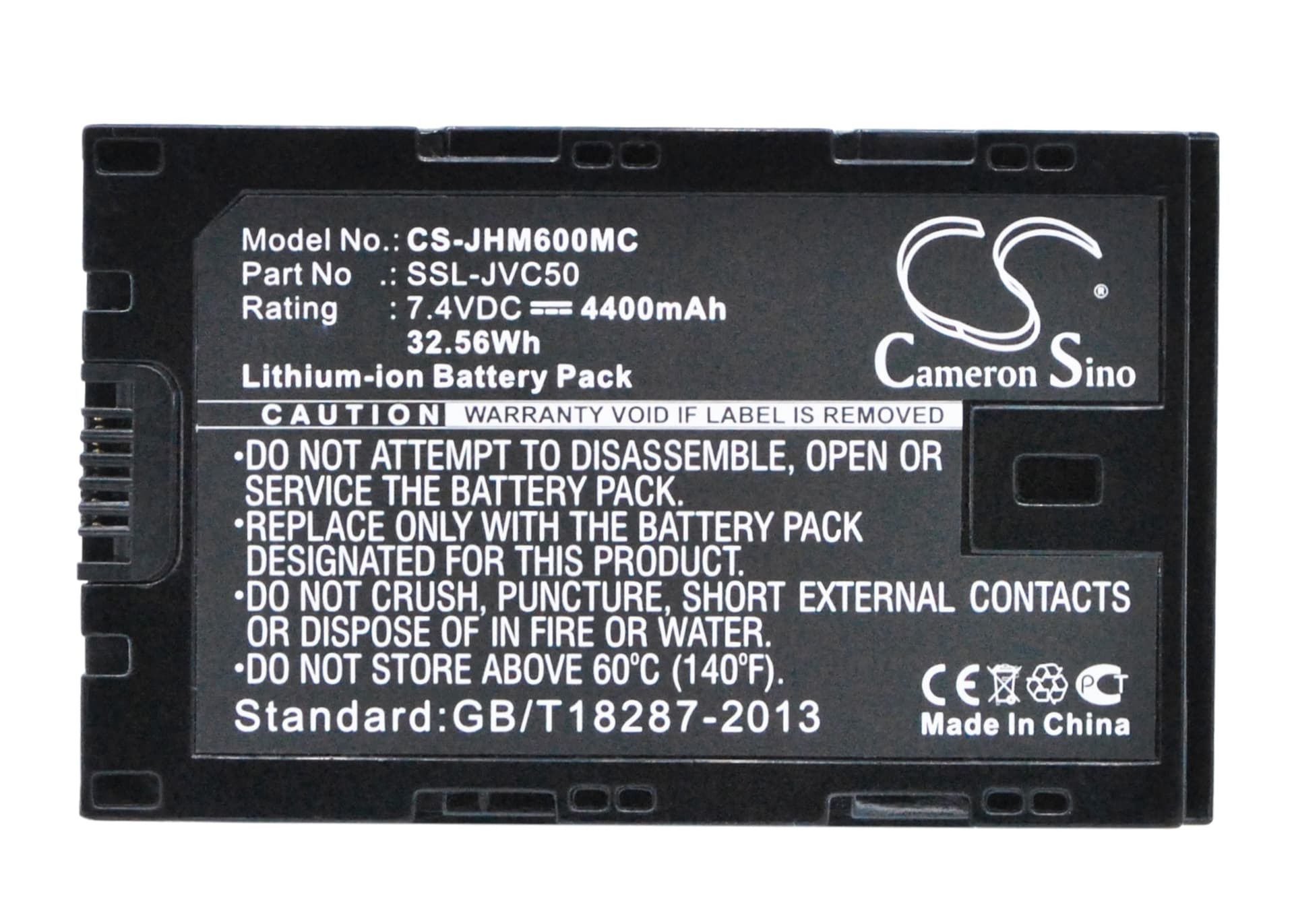 Replacement Battery for JVC GY-HMQ10 - CS-JHM600MC-1.jpg