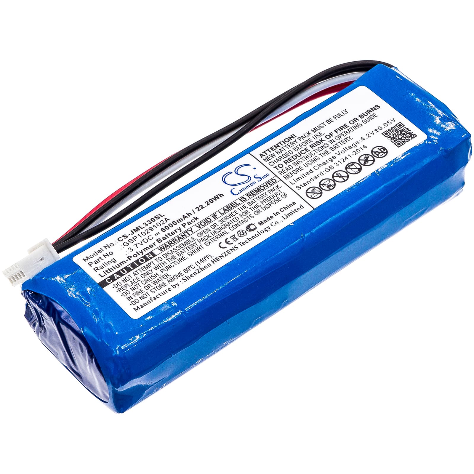 Replacement Battery for JBL Charge 3 - CS-JML330SL-1.jpg