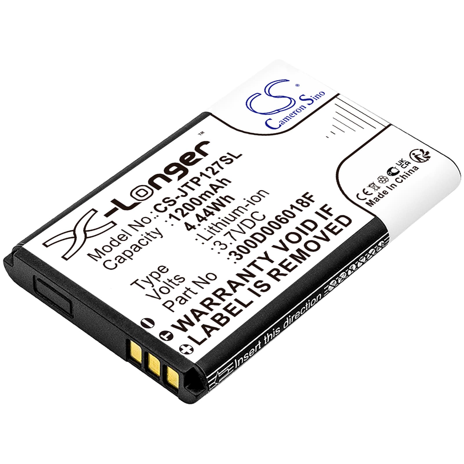 Replacement Battery for Amico W77 - CS-JTP127SL-1.jpg