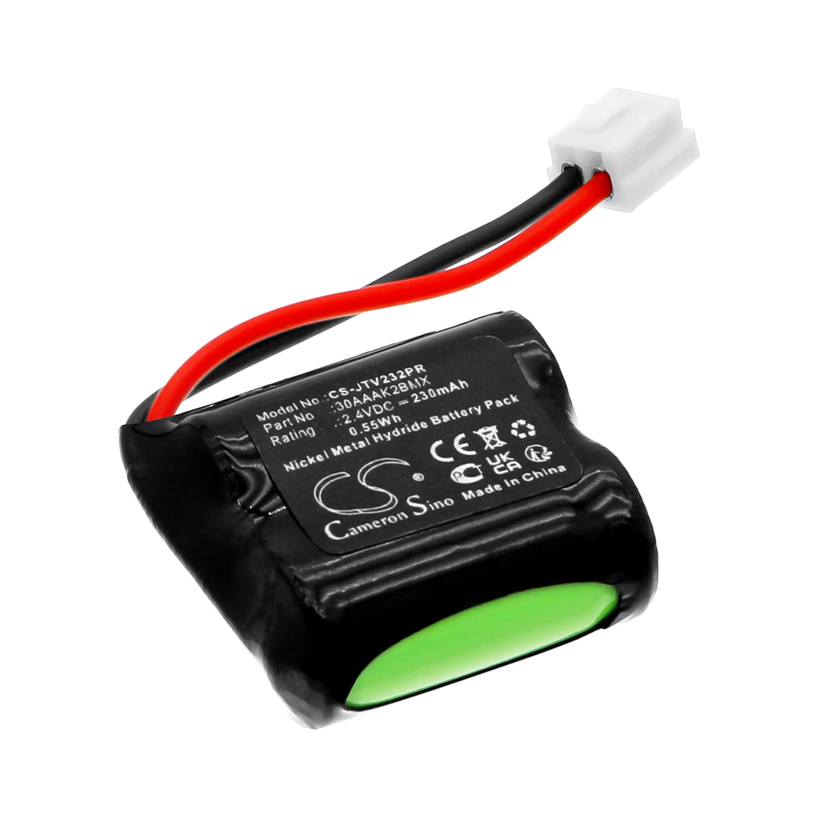 Replacement Battery for JTech Commpass VOICE PAGER - CS-JTV232PR-1.jpg