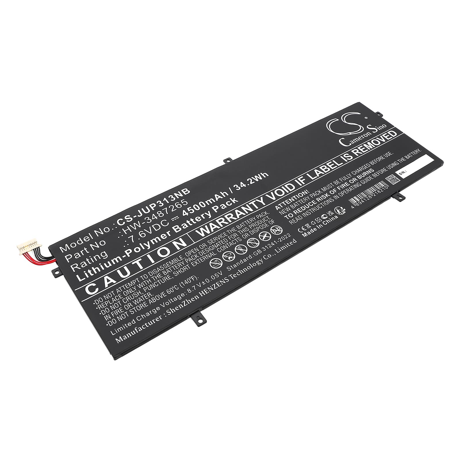Replacement Battery for Jumper EZbook 3 Pro 13.3 - CS-JUP313NB-1.jpg