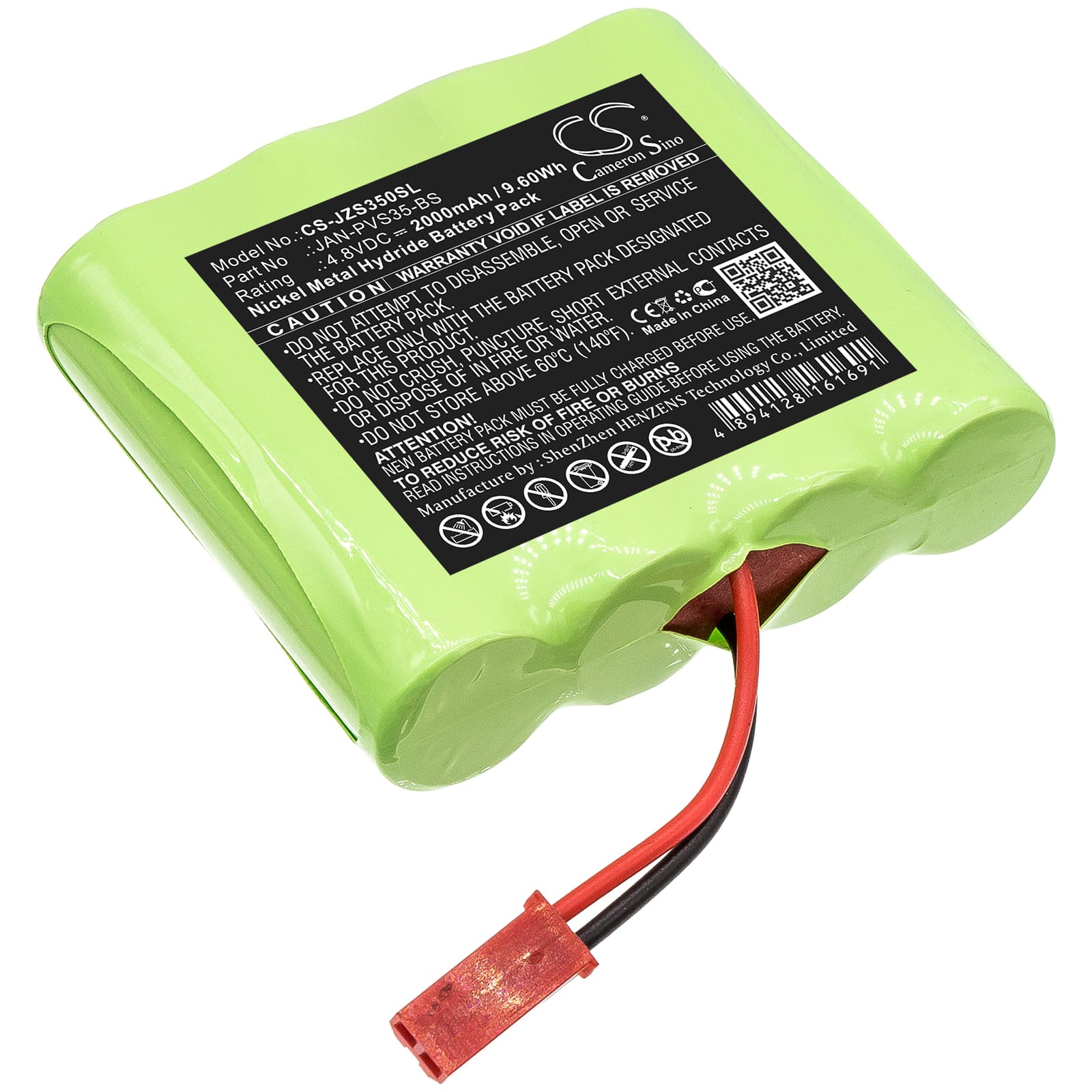 Replacement Battery for Jandy Zodiac S35 Remote - CS-JZS350SL-1.jpg