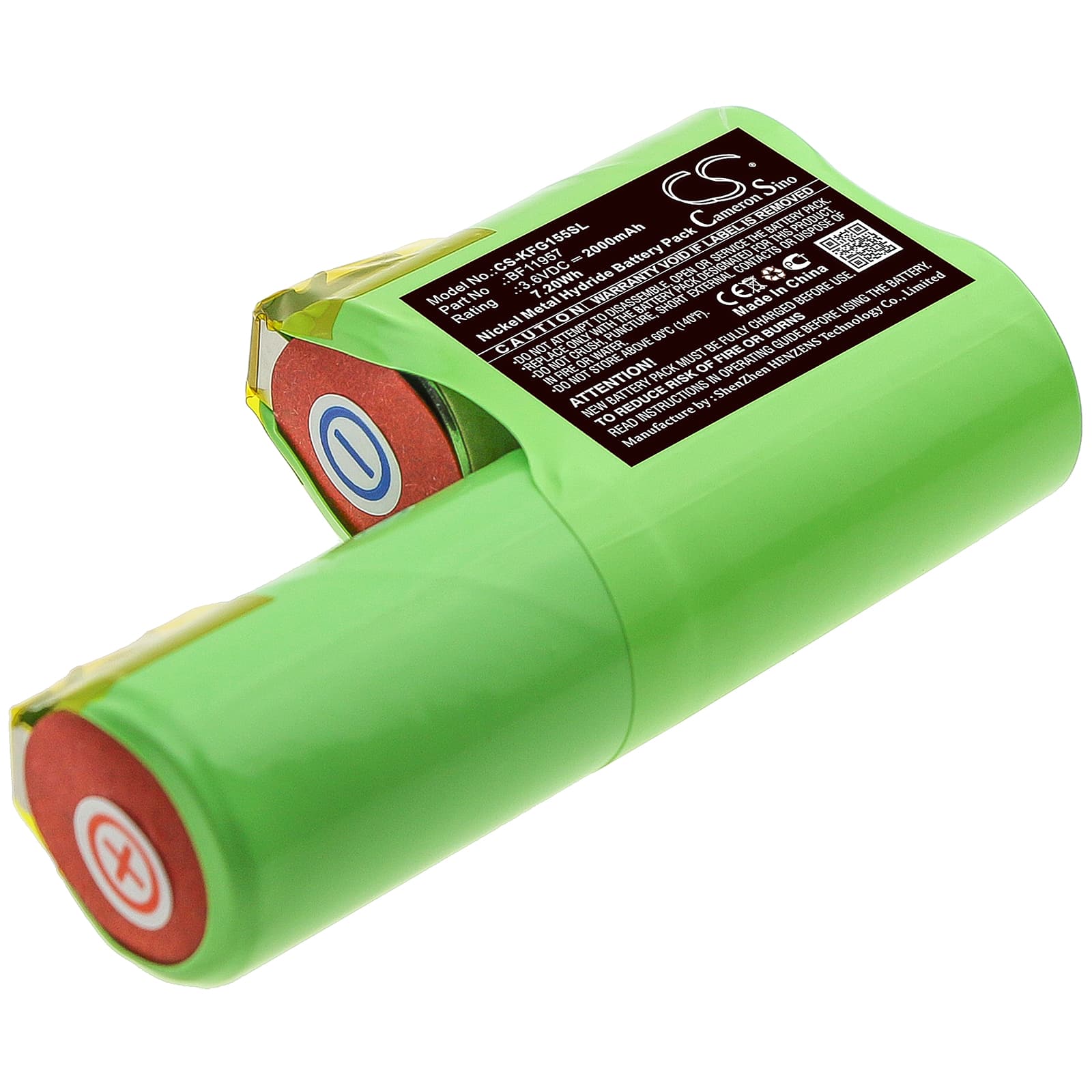 Replacement Battery for Kenwood Grati FG155 - CS-KFG155SL-1.jpg