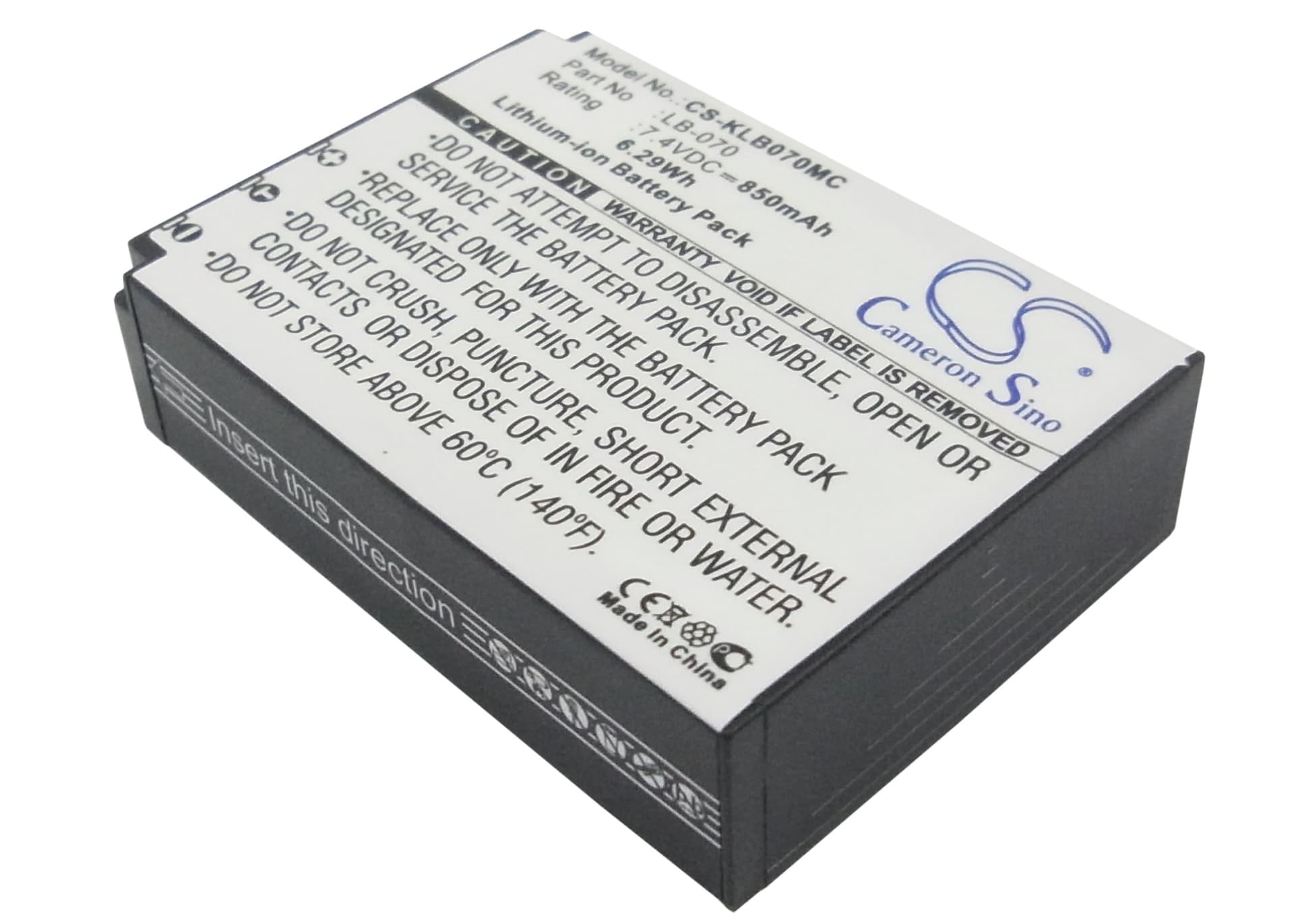 Replacement Battery for Kodak PIXPRO S1 - CS-KLB070MC-1.jpg