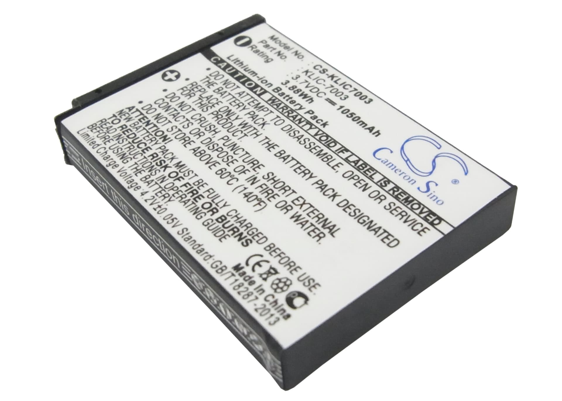 Replacement Battery for Kodak EasyShare M380 - CS-KLIC7003-1.jpg