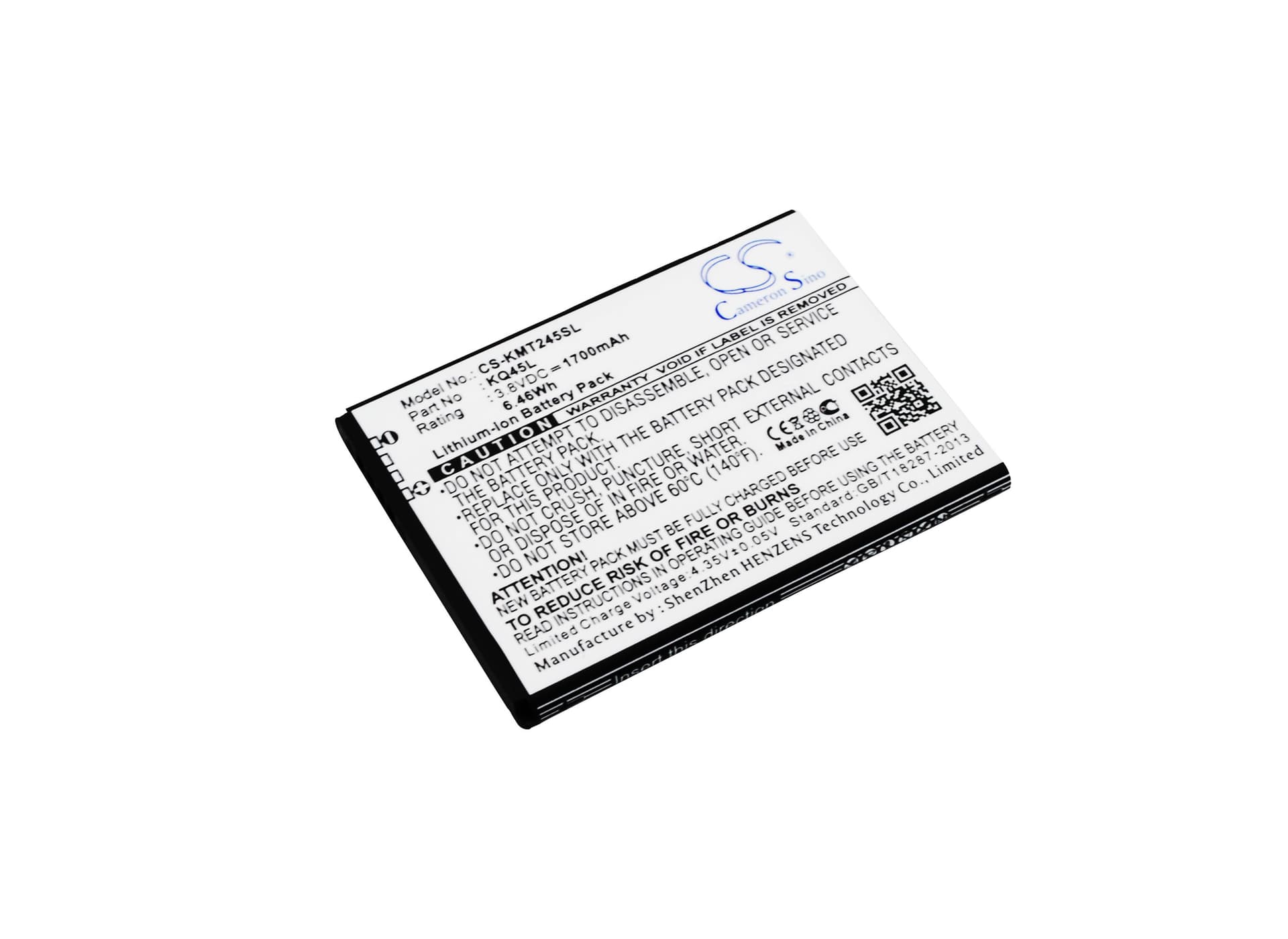 Replacement Battery for KAZAM Thunder2 4.5L - CS-KMT245SL-1.jpg