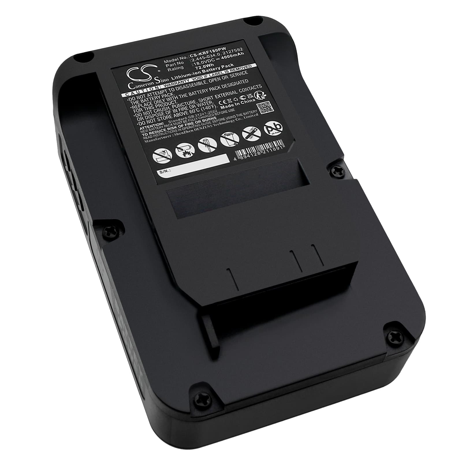 Replacement Battery for Karcher 18-36 Cordless 18V Push Lawnmower - CS-KRF180PW-1.jpg