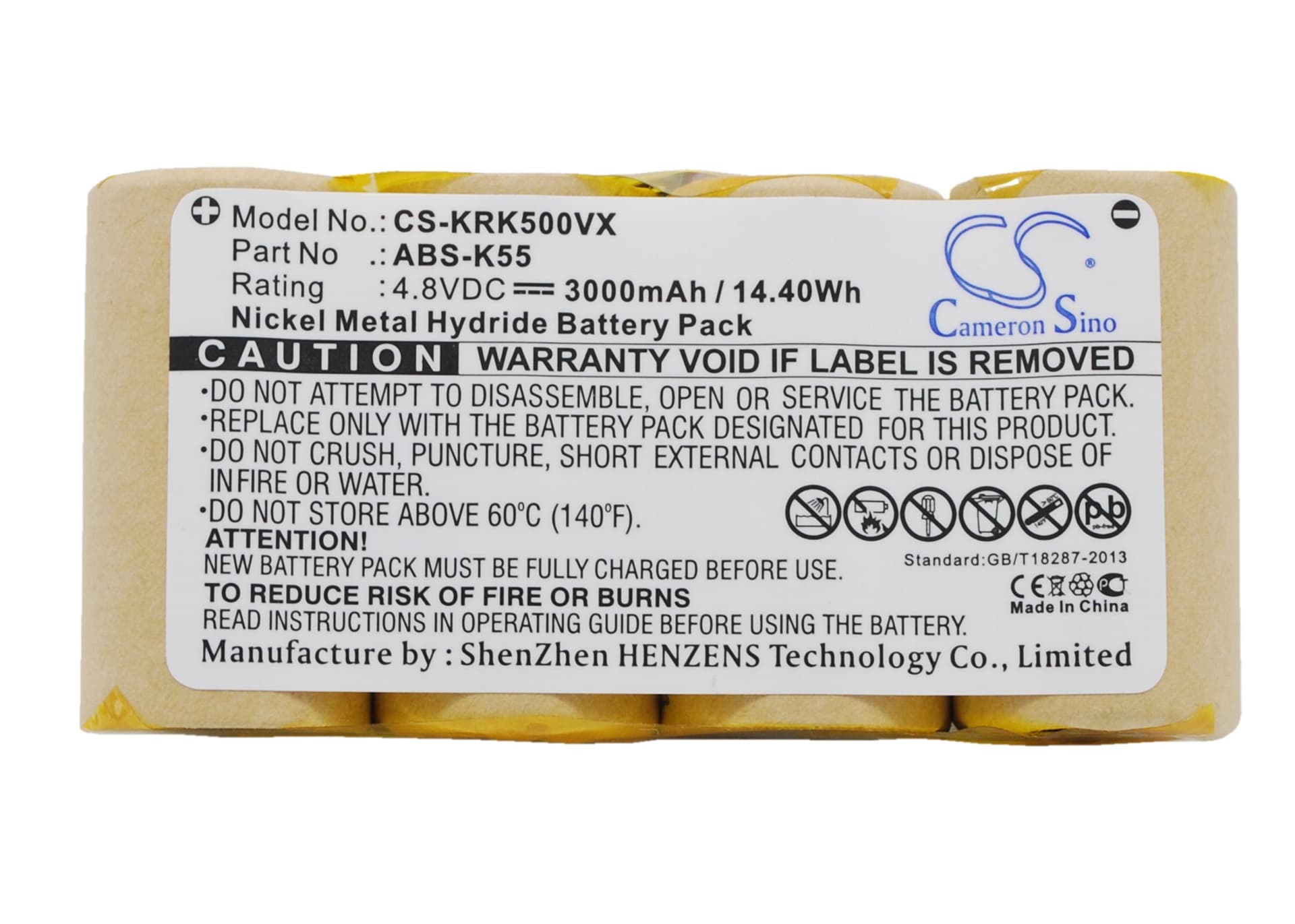 Replacement Battery for Karcher K50 - CS-KRK500VX-1.jpg