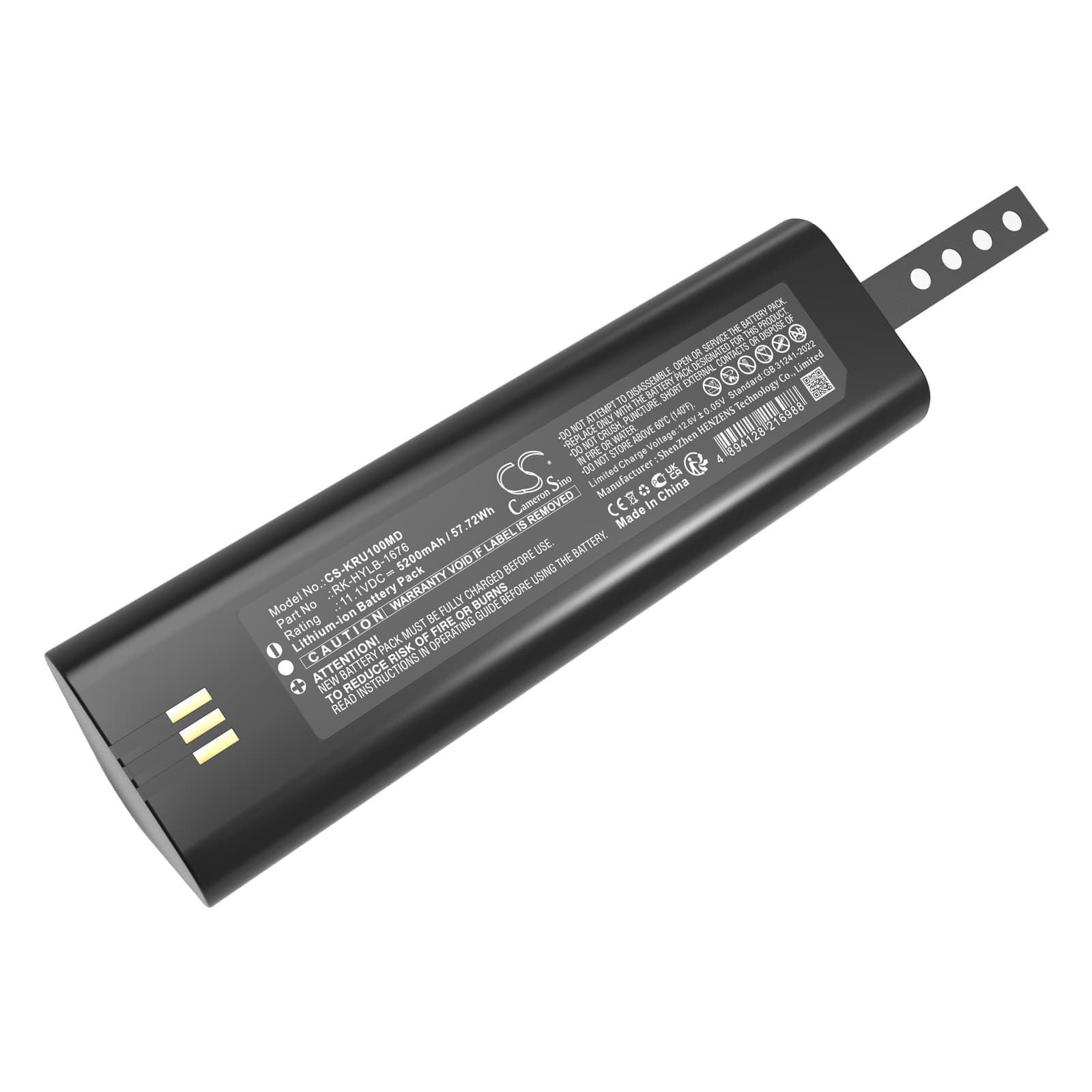 Replacement Battery for KAIXIN RKU10 - CS-KRU100MD-1.jpg