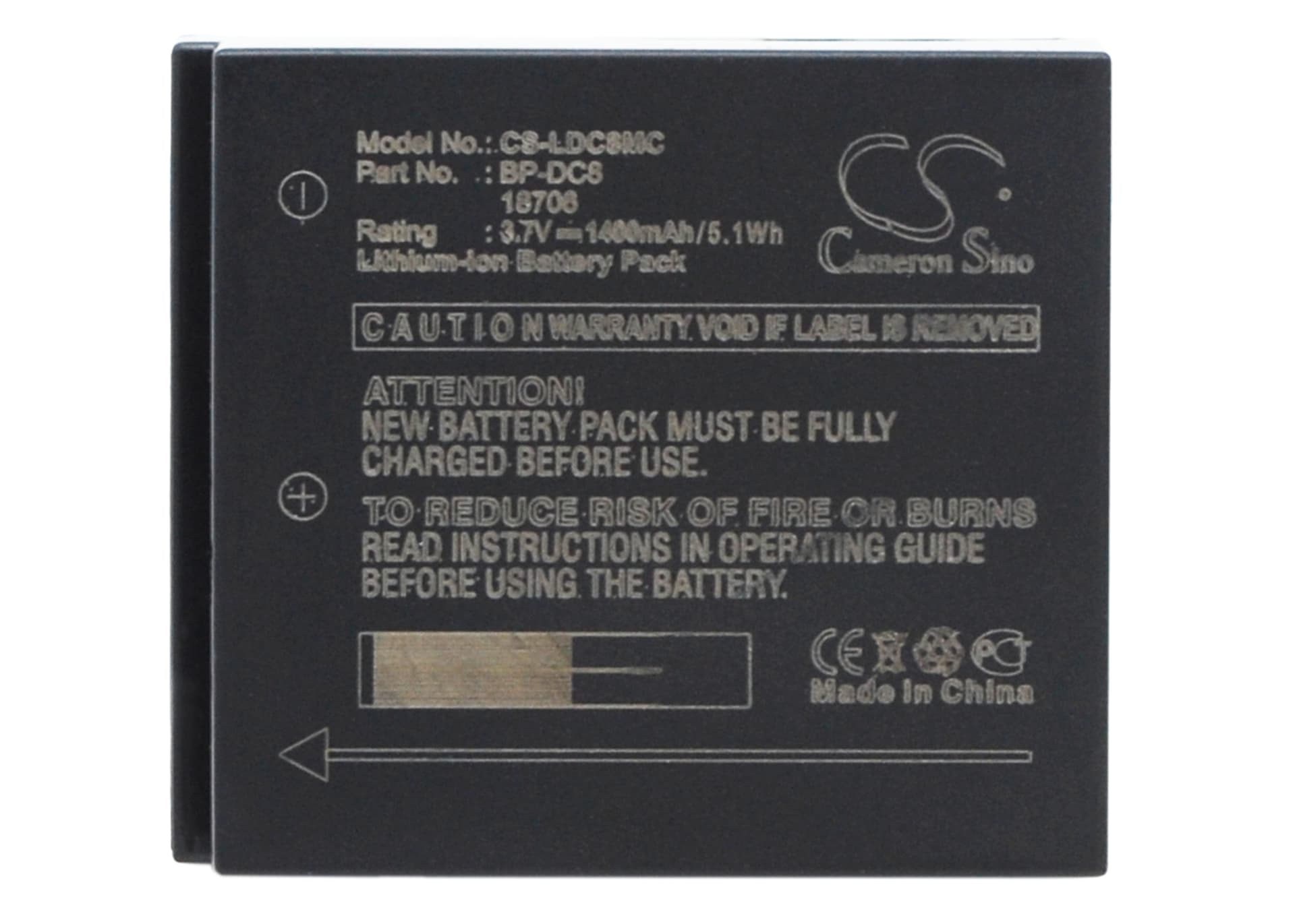 Replacement Battery for Leica X1 - CS-LDC8MC-1.jpg