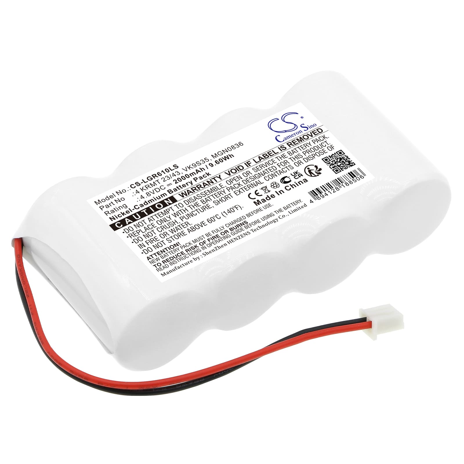 Replacement Battery for Legrand 61091 - CS-LGR610LS-1.jpg