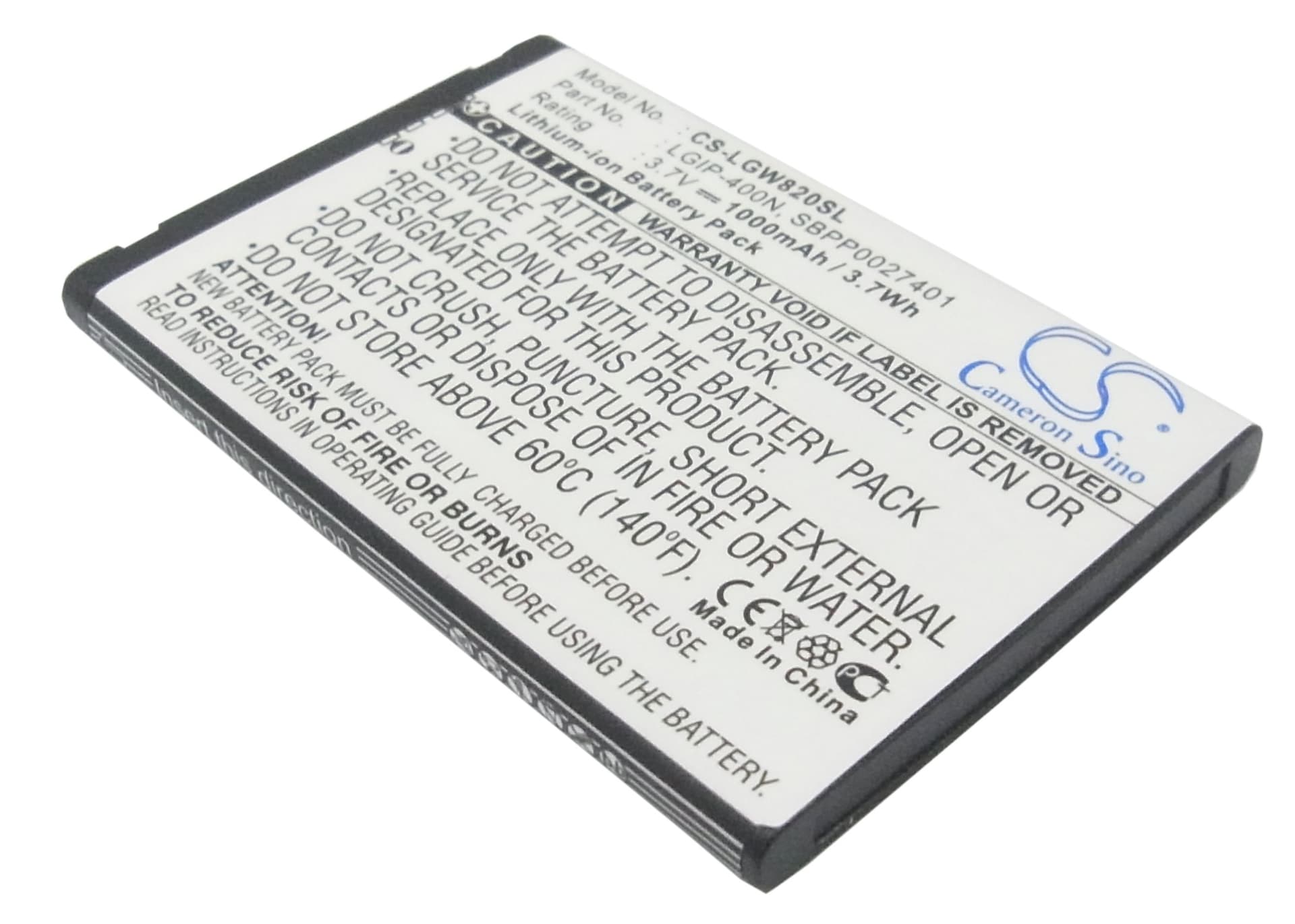 Replacement Battery for LG GW820 - CS-LGW820SL-1.jpg