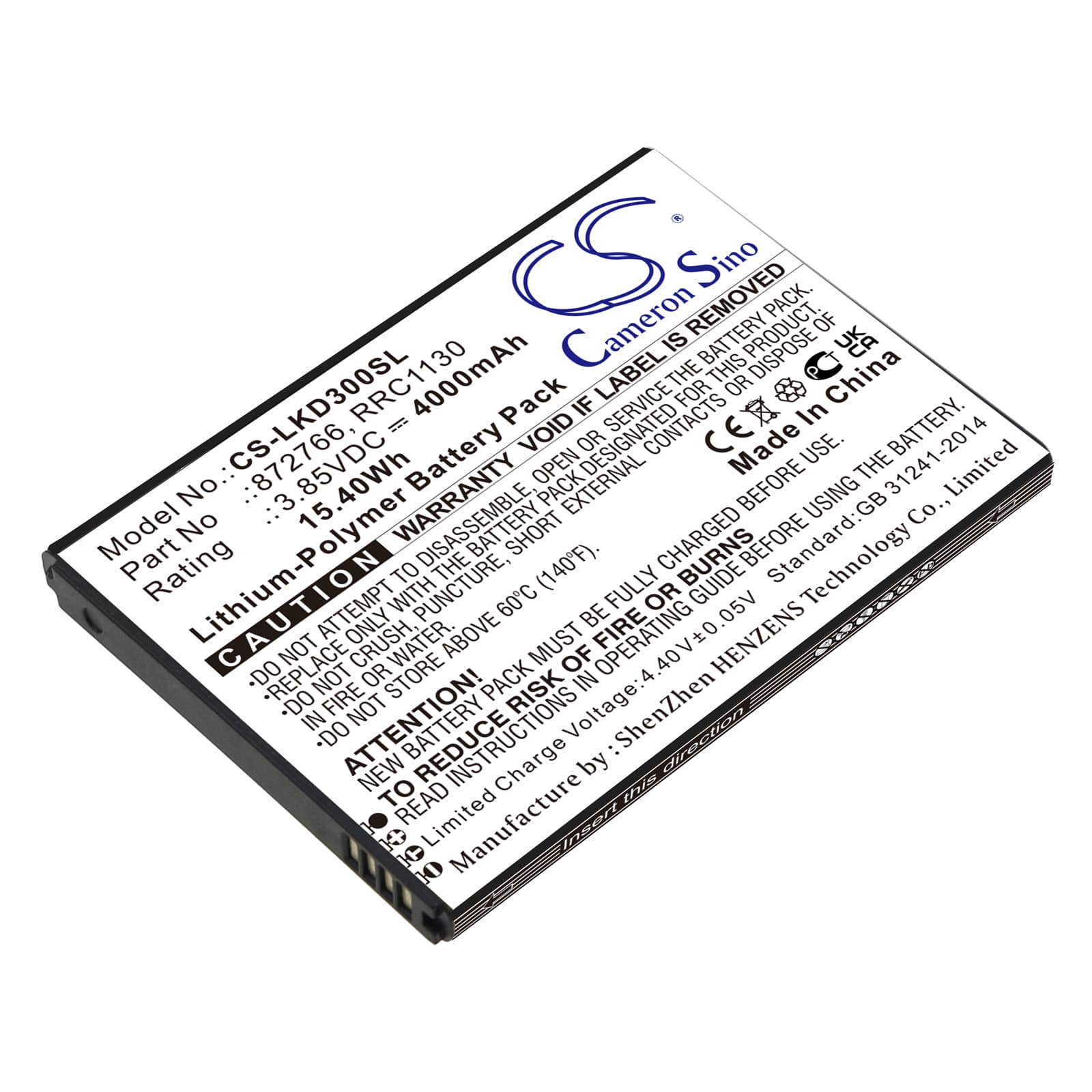 Replacement Battery for Lowenstein Scala - CS-LKD300SL-1.jpg