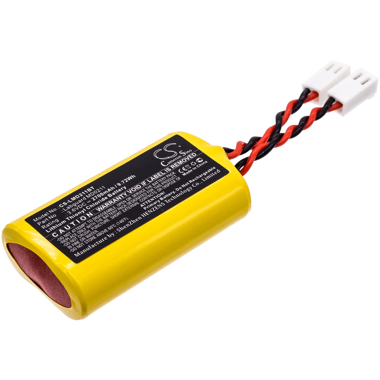 Replacement Battery for Allarme Labguard MD0211 - CS-LMD211BT-1.jpg