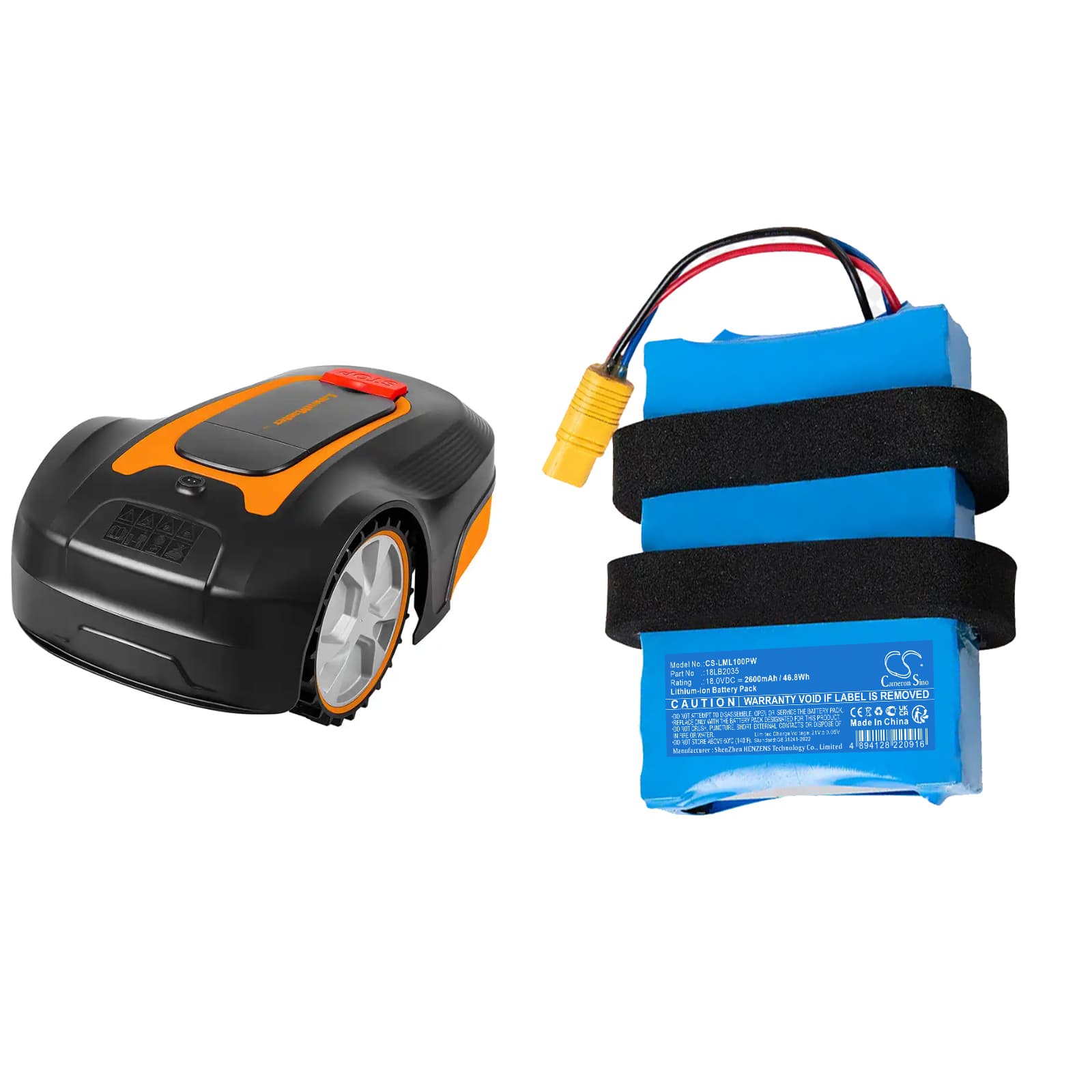 Replacement Battery for LawnMaster L10 - CS-LML100PW-1.jpg