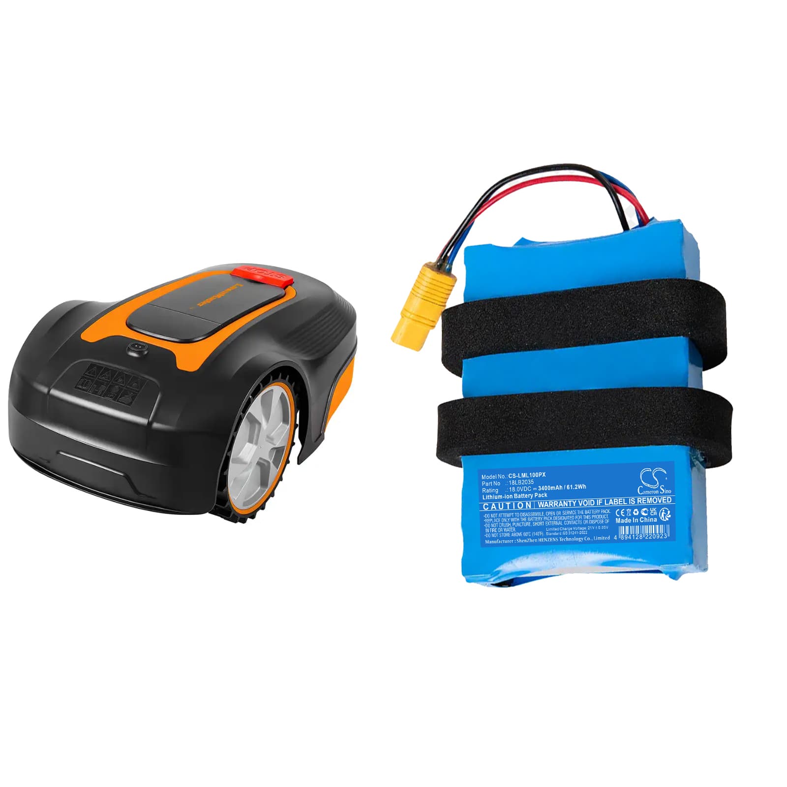 Replacement Battery for LawnMaster L10 - CS-LML100PX-1.jpg