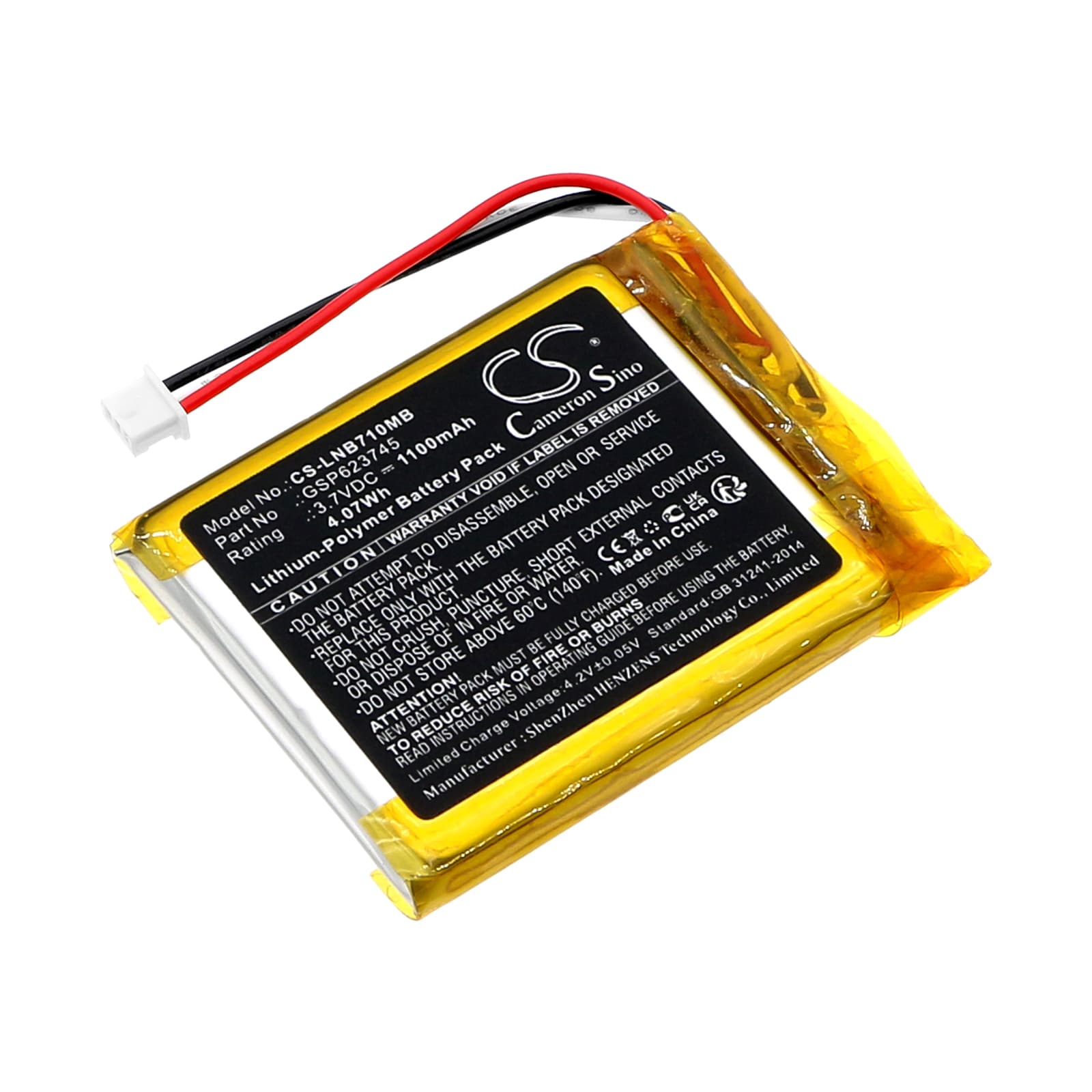 Replacement Battery for Lionelo Babyline 7.1 - CS-LNB710MB-1.jpg