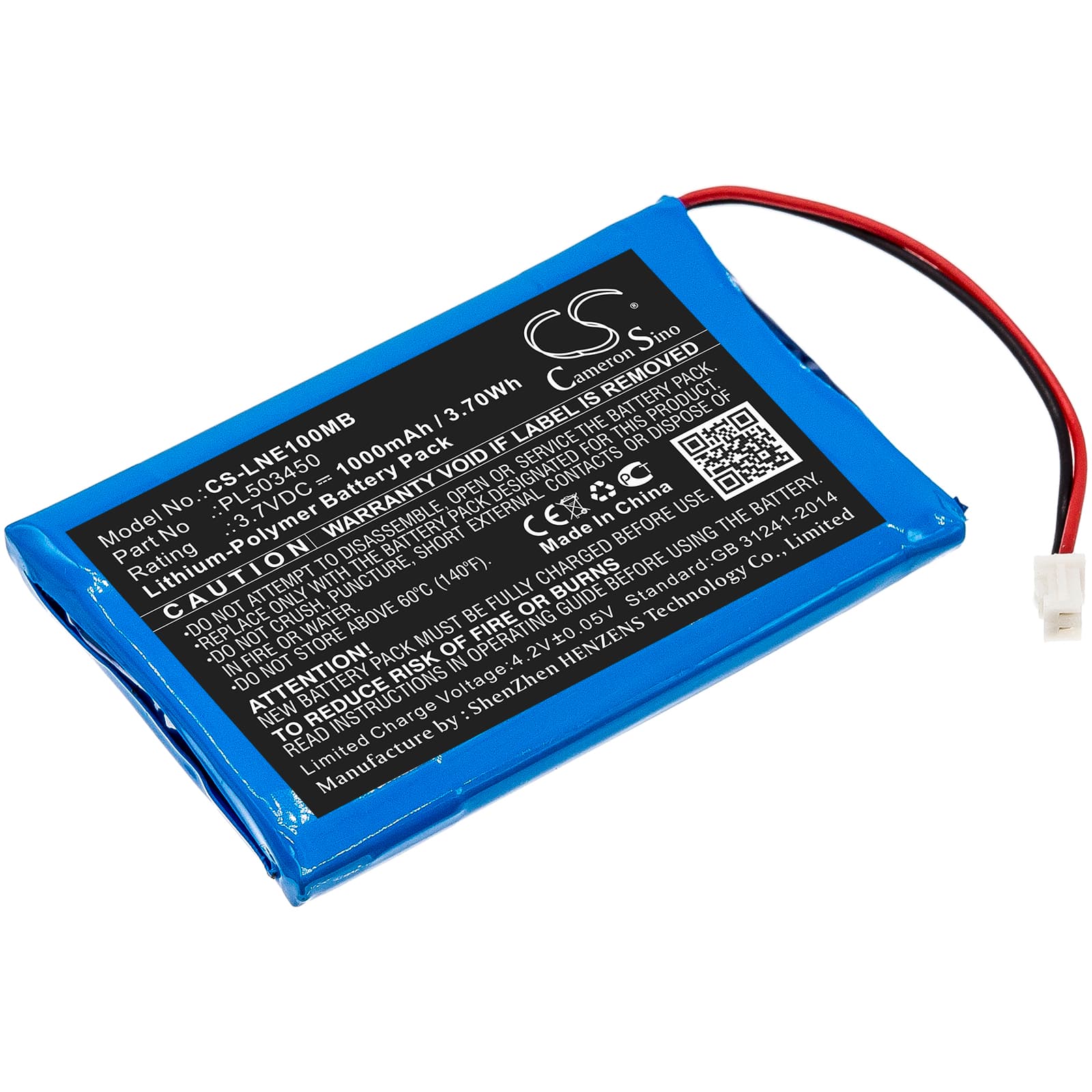 Replacement Battery for Luvion Grand Elite - CS-LNE100MB-1.jpg