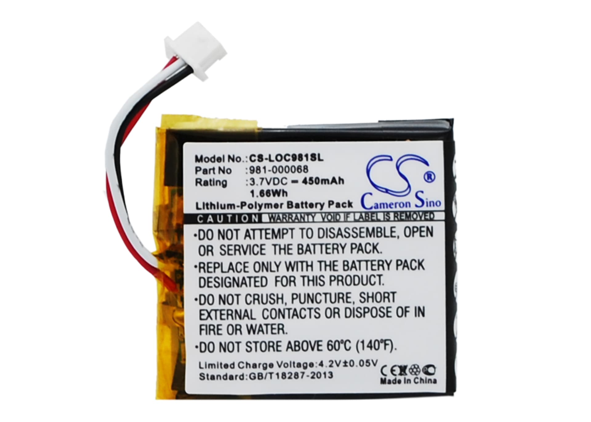 Replacement Battery for Logitech ClearChat PC - CS-LOC981SL-1.jpg