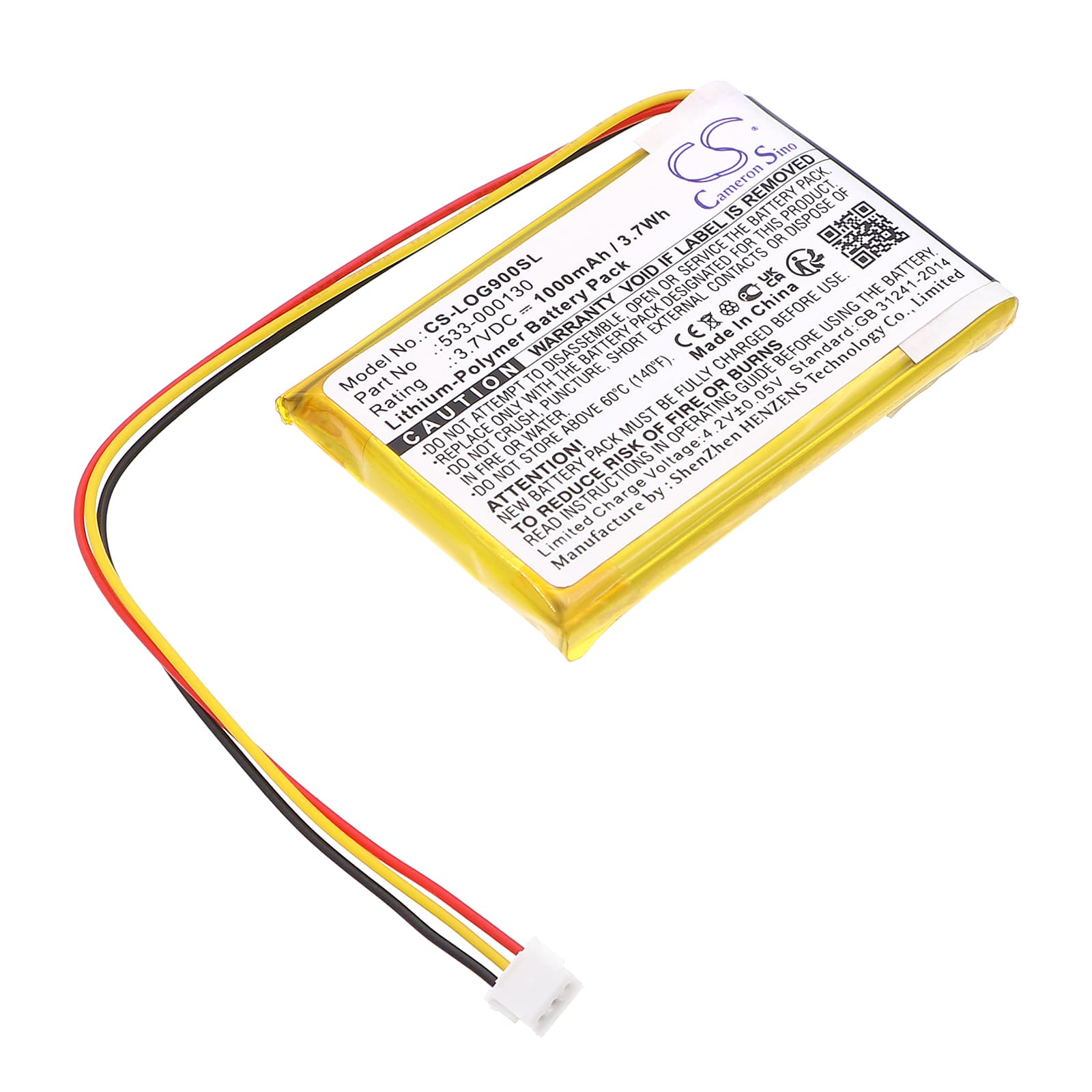 Replacement Battery for Logitech G900 - CS-LOG900SL-1.jpg