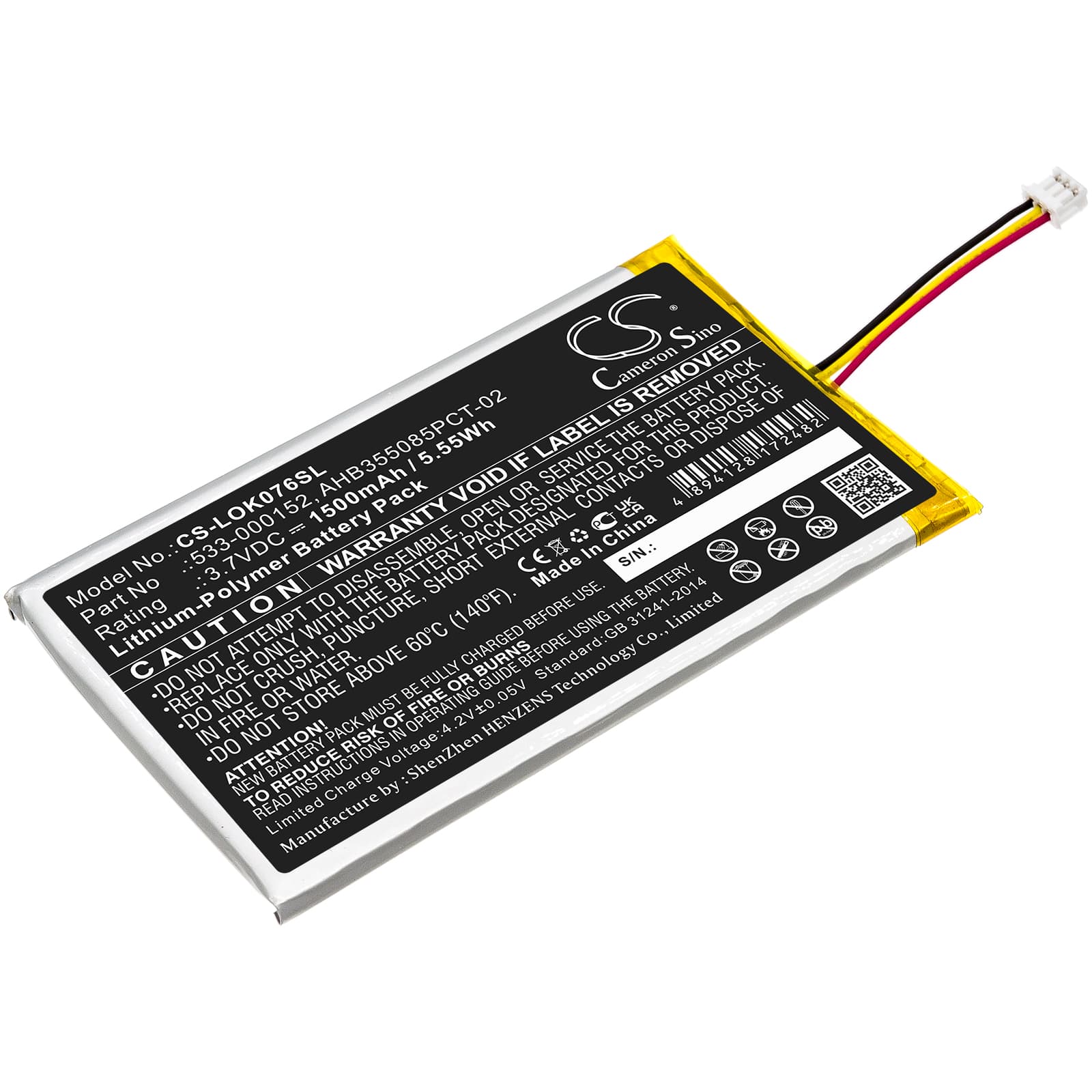 Replacement Battery for Logitech G913 - CS-LOK076SL-1.jpg