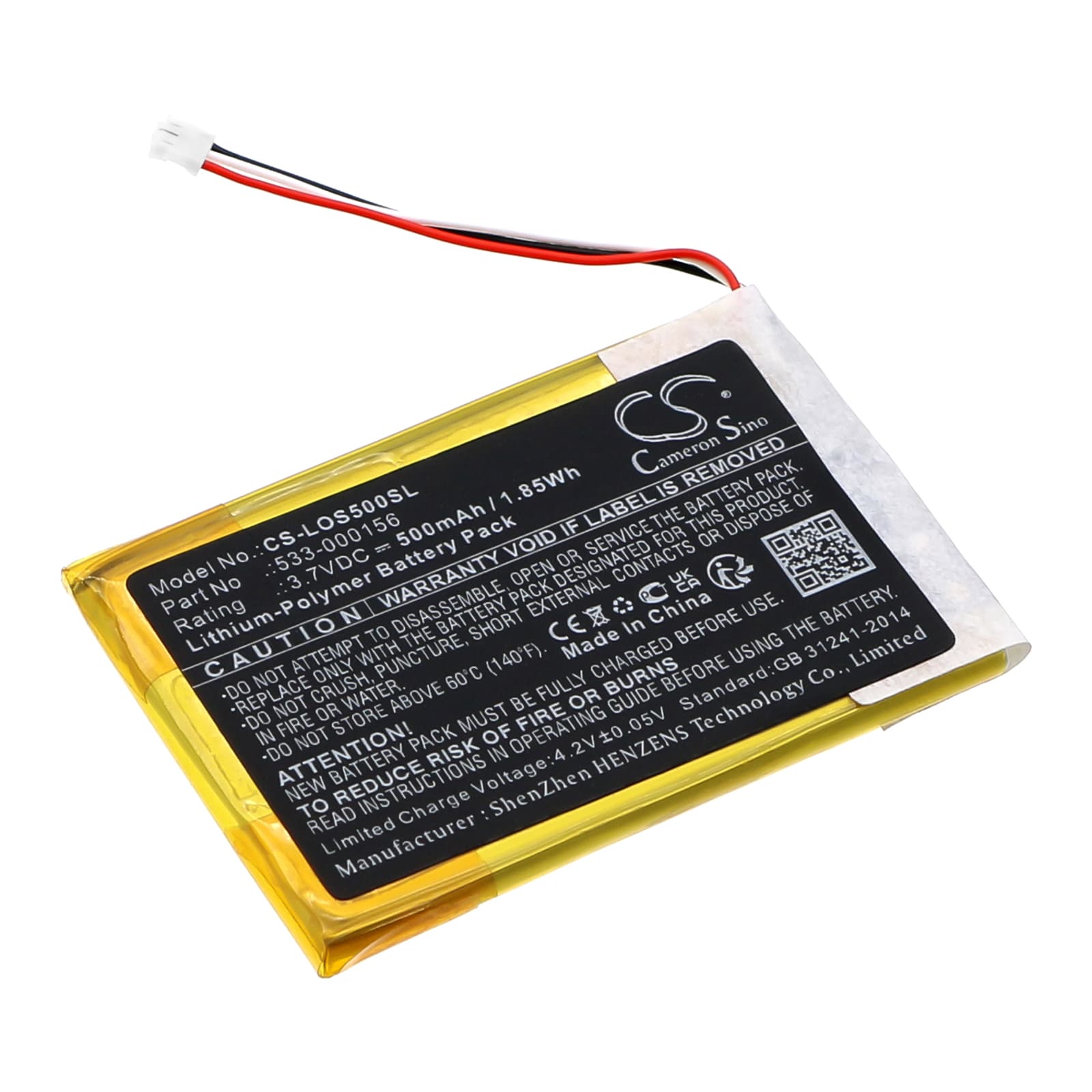Replacement Battery for Logitech Slim Combo - CS-LOS500SL-1.jpg