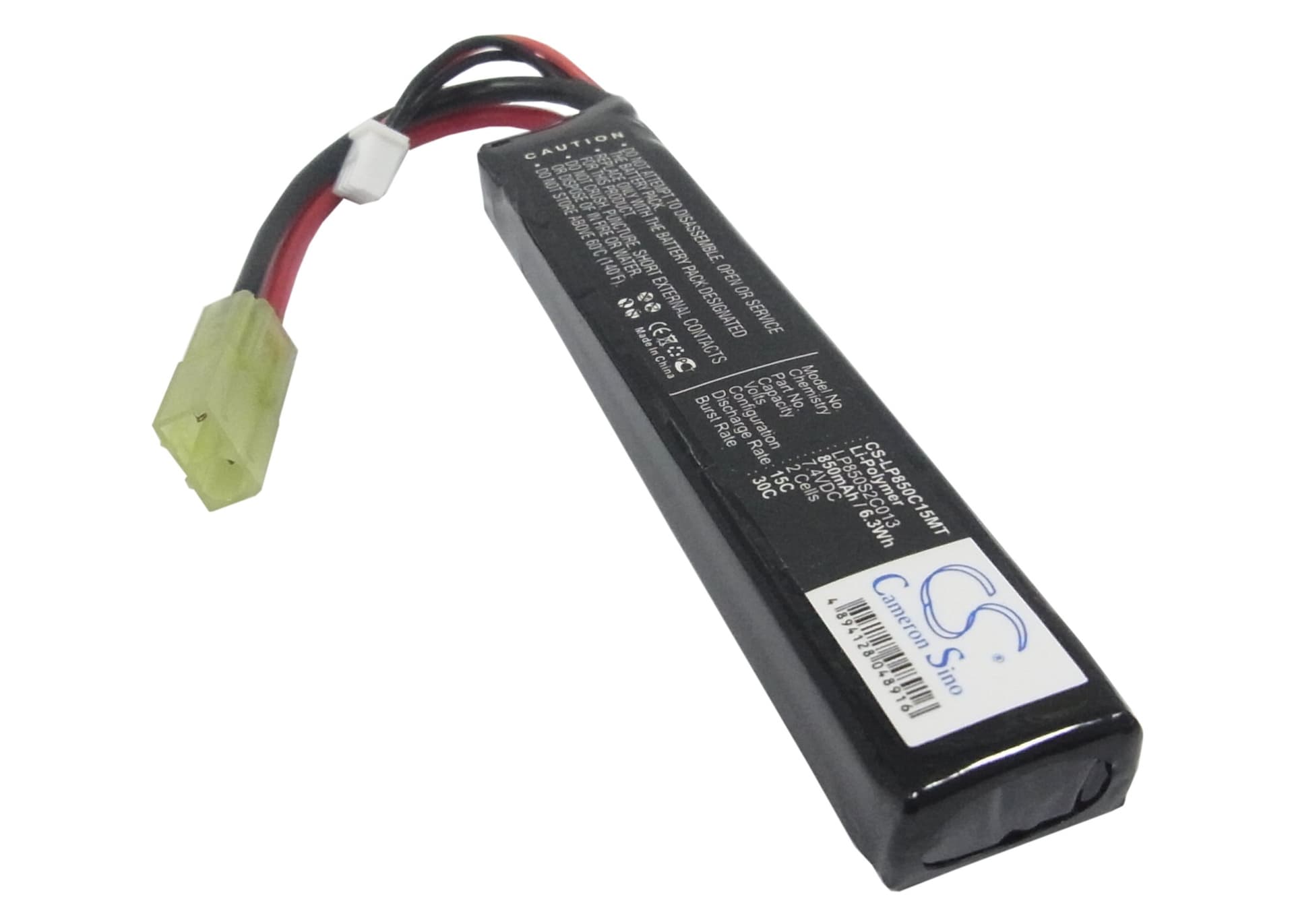 Replacement Battery for Airsoft Guns CS-LP850C15MT - CS-LP850C15MT-1.jpg