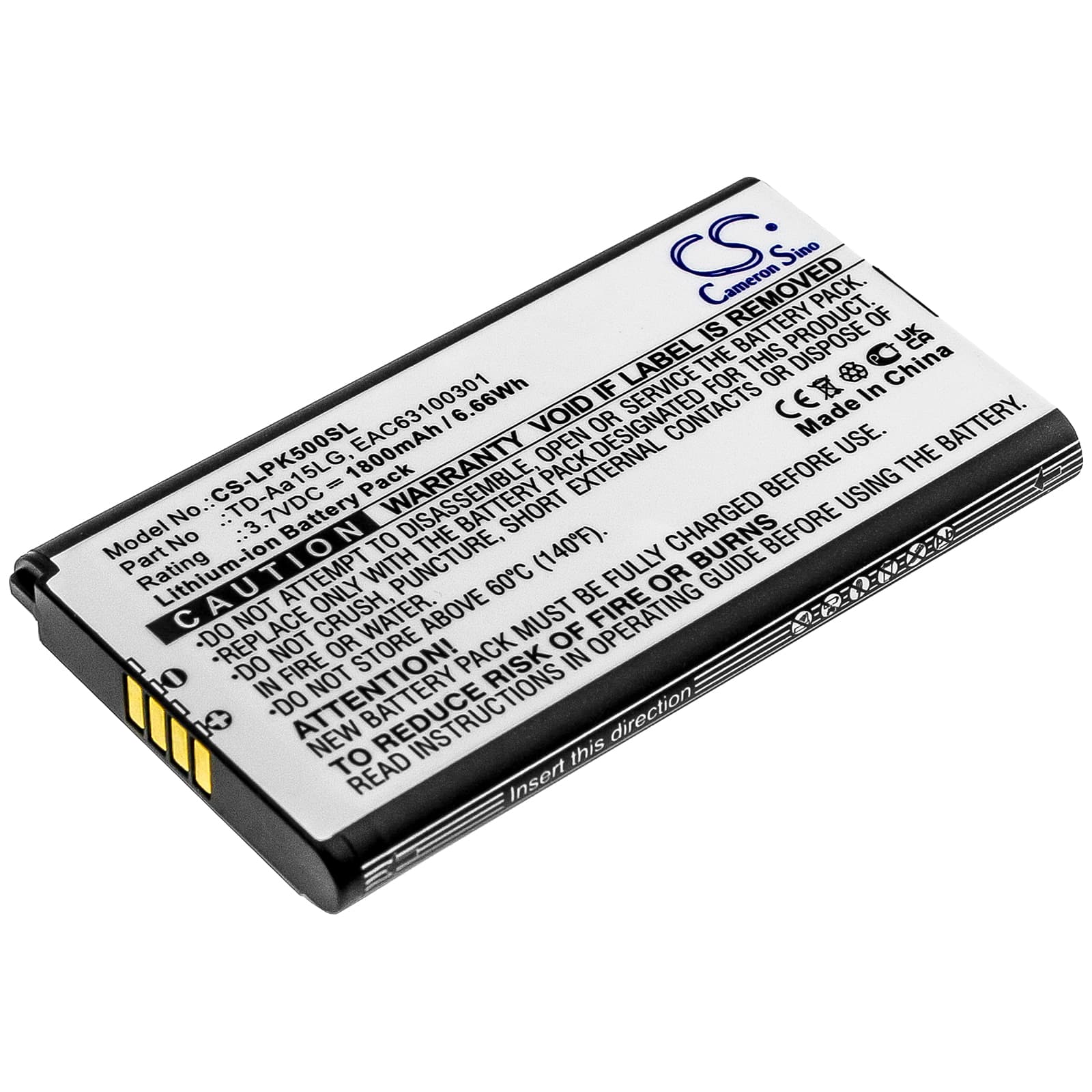 Replacement Battery for LG Music Flow P5 - CS-LPK500SL-1.jpg