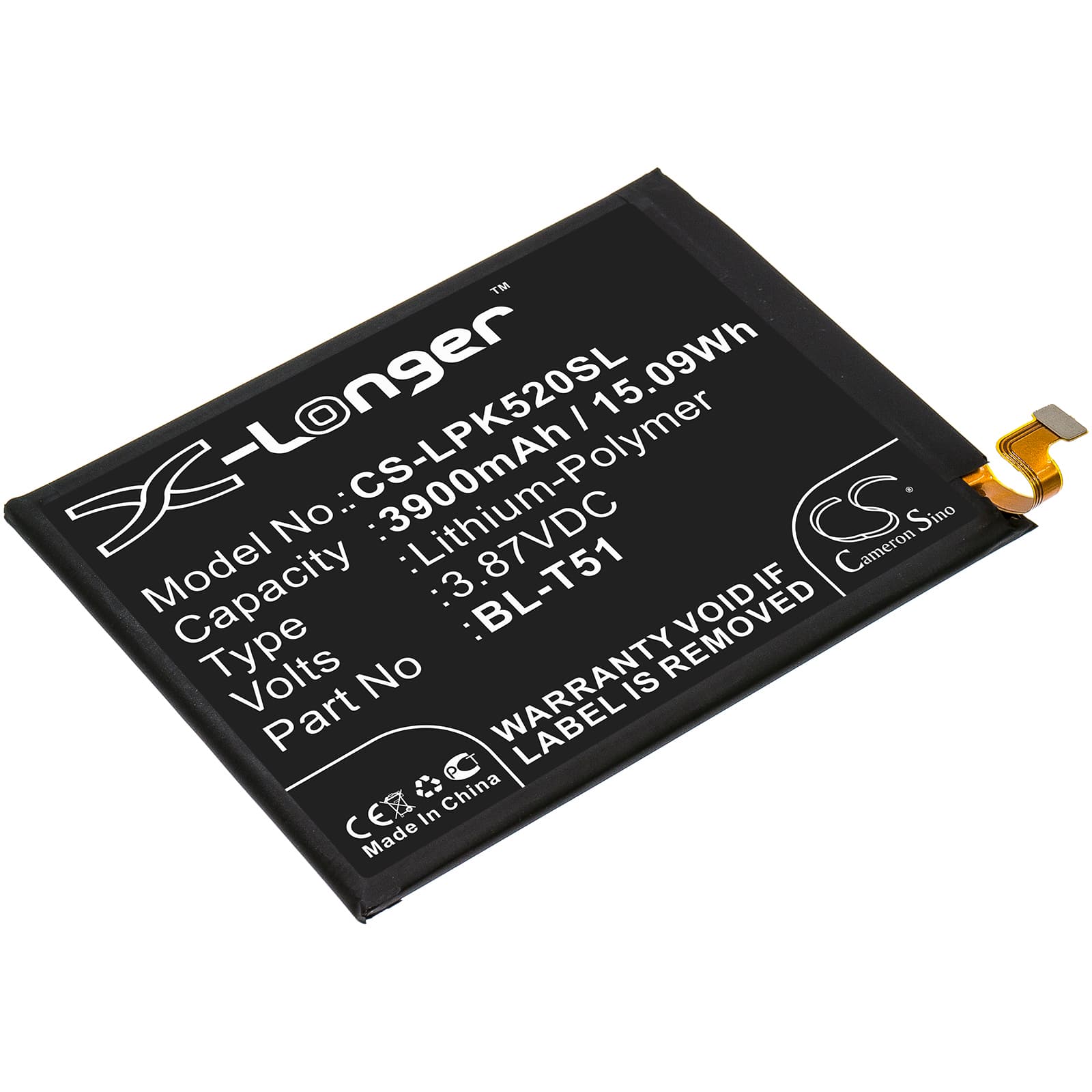 Replacement Battery for LG K52 - CS-LPK520SL-1.jpg