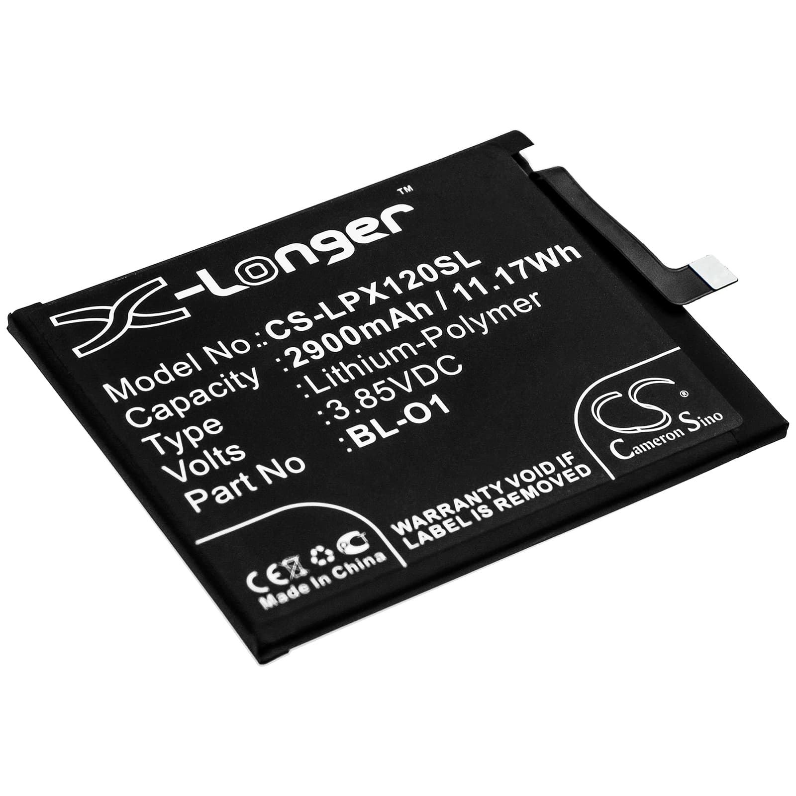 Replacement Battery for LG K8+ - CS-LPX120SL-1.jpg