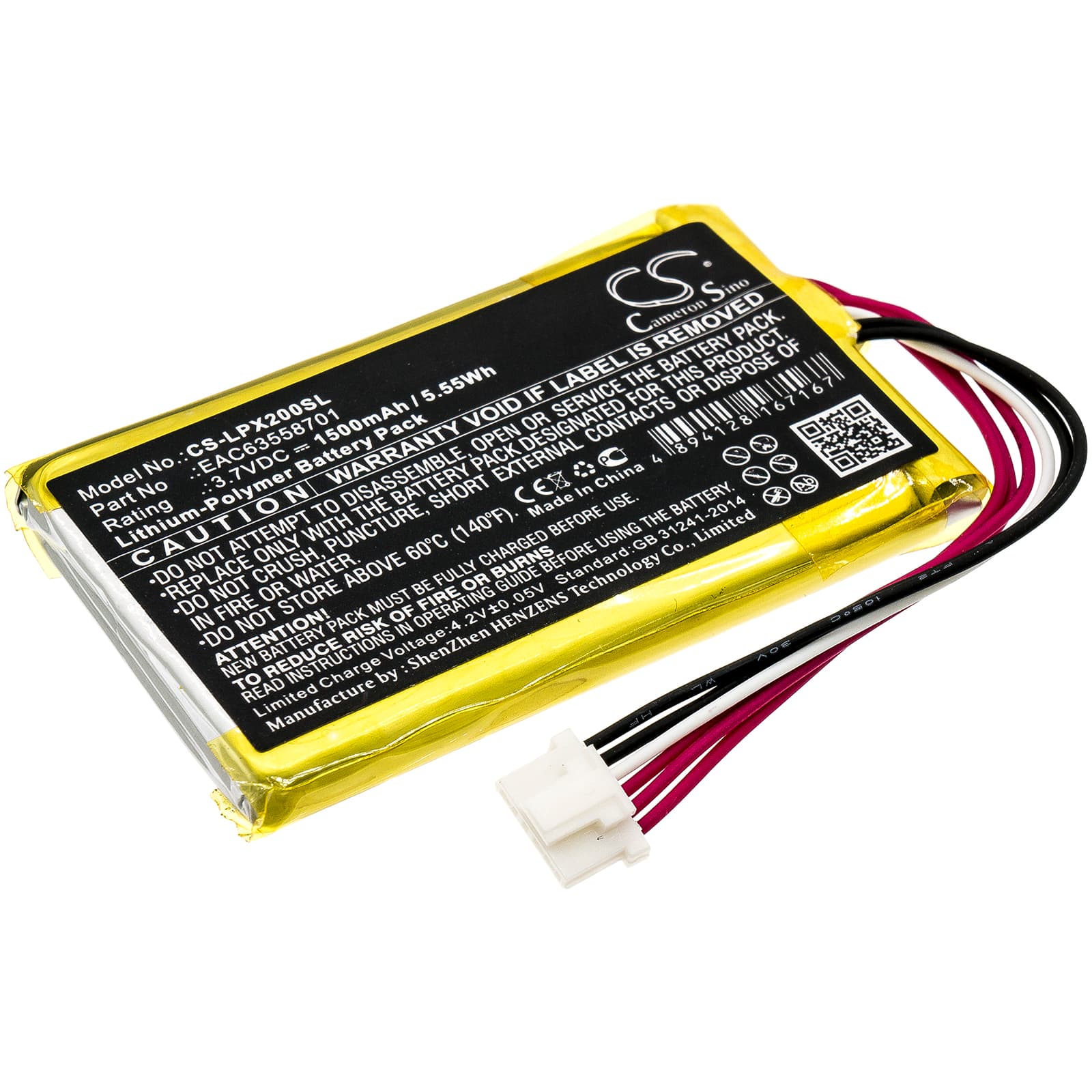Replacement Battery for LG XBOOM Go PL2 - CS-LPX200SL-1.jpg