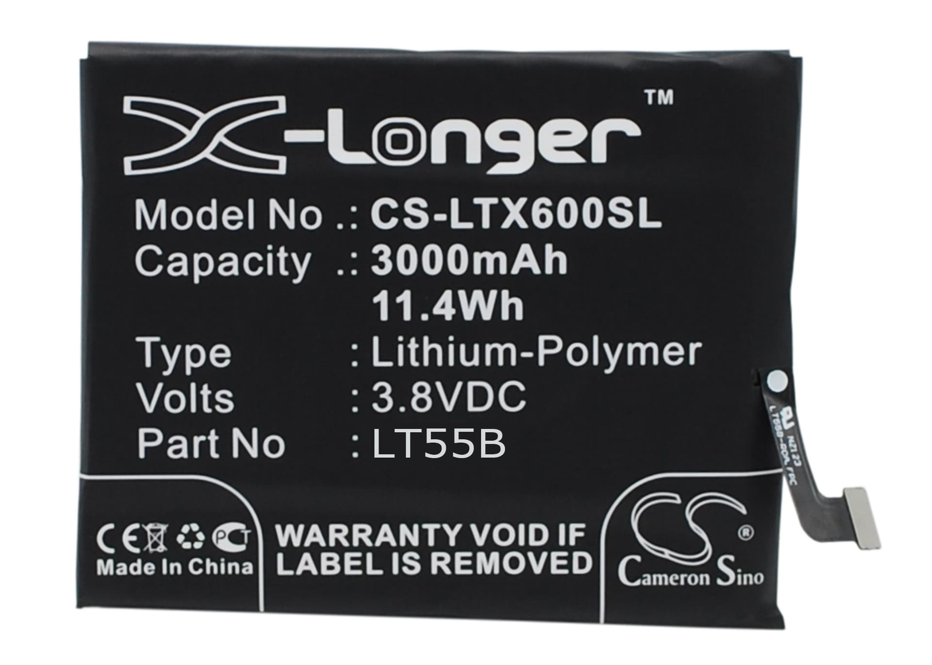 Replacement Battery for LeTV 1 - CS-LTX600SL-1.jpg
