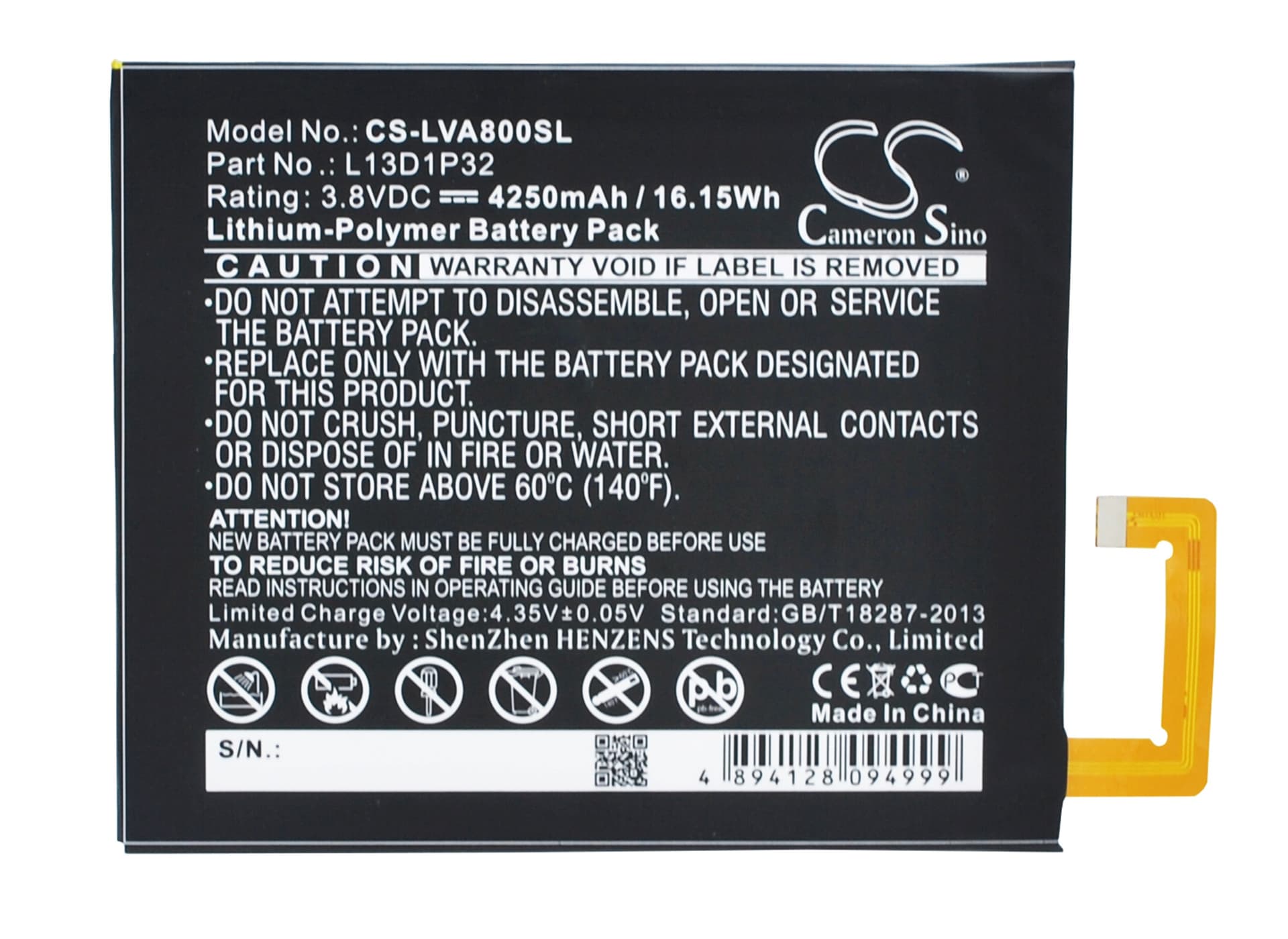 Replacement Battery for Lenovo IdeaPad A8 - CS-LVA800SL-1.jpg