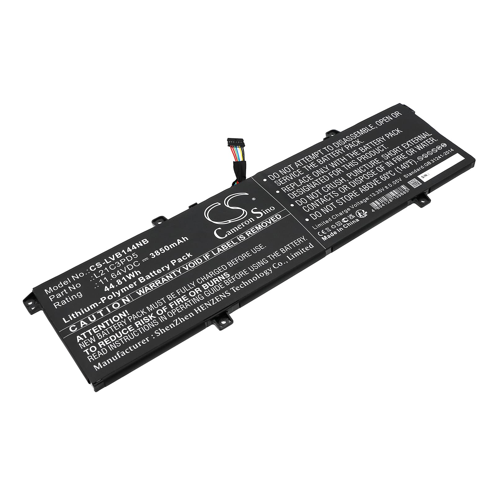 Replacement Battery for Lenovo ThinkBook 14 G4 IAP 21CX0036MJ - CS-LVB144NB-1.jpg