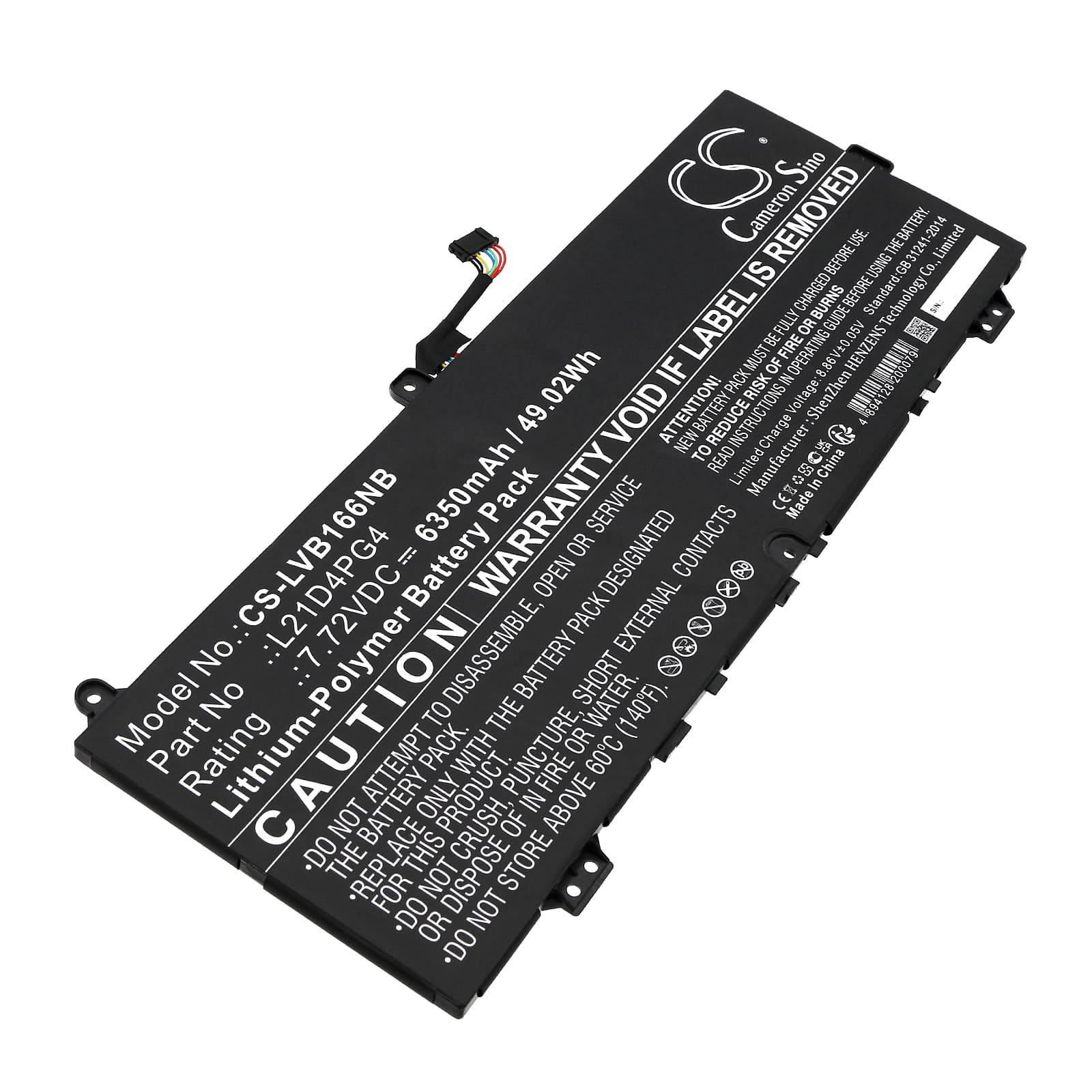 Replacement Battery for Lenovo ThinkBook 16 G6 IRL-21KH006HUA - CS-LVB166NB-1.jpg