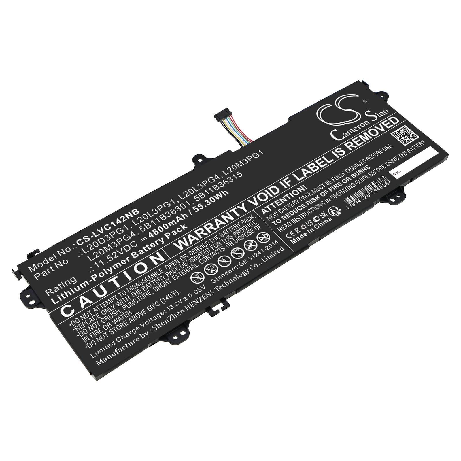 Replacement Battery for Lenovo 14w Gen 2 82N8001JIV - CS-LVC142NB-1.jpg