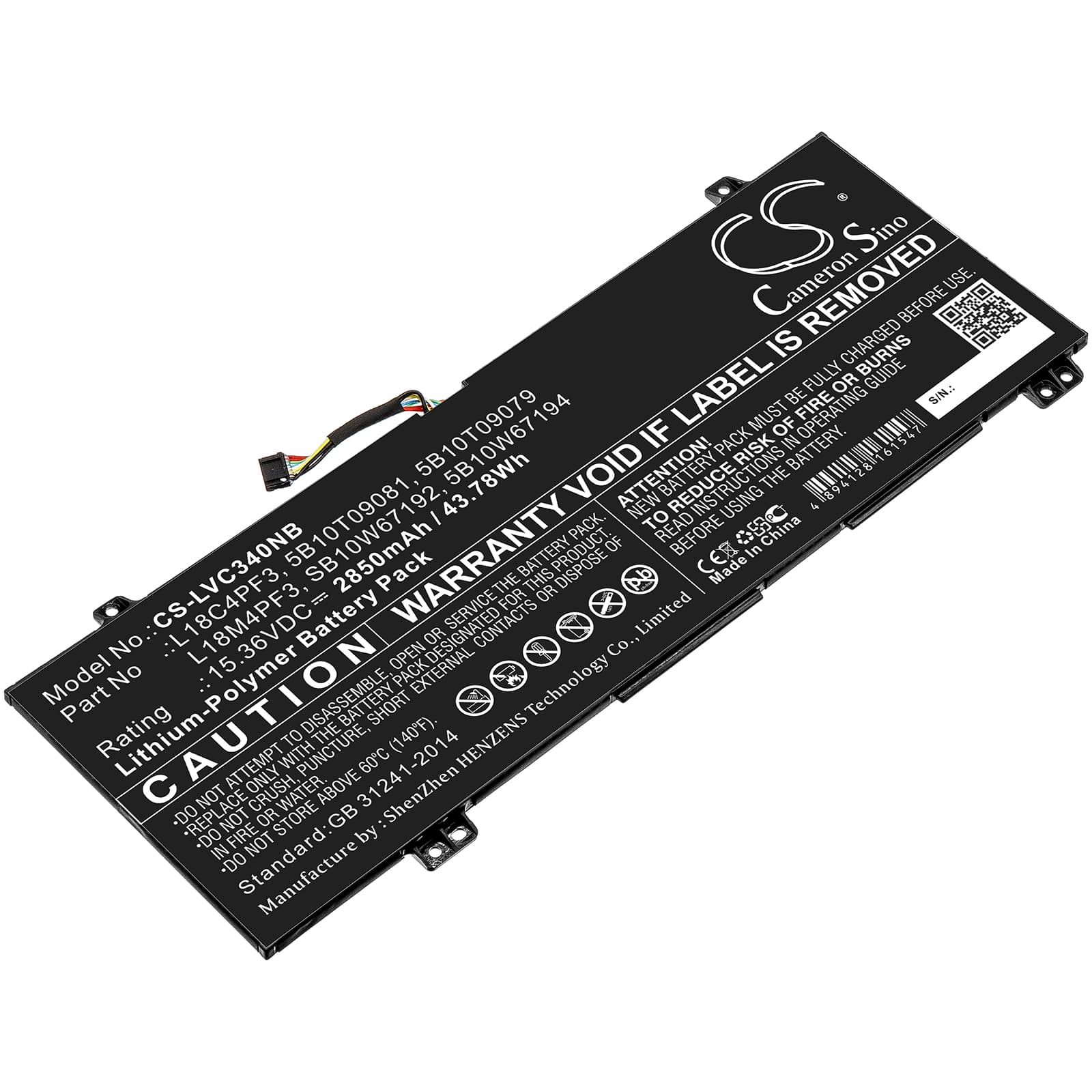 Replacement Battery for Lenovo IdeaPad C340-14IWL - CS-LVC340NB-1.jpg