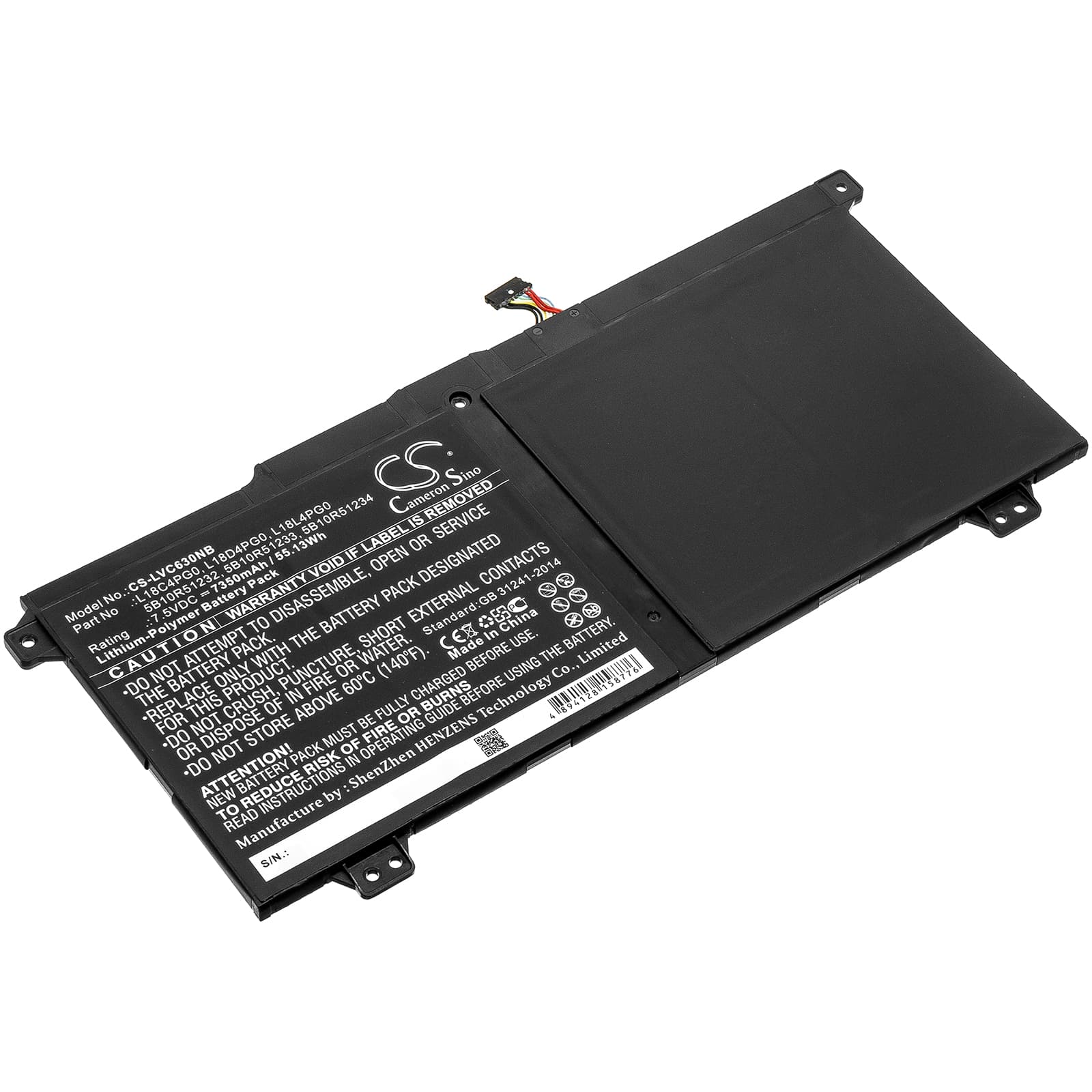 Replacement Battery for Lenovo Yoga Chromebook C630 - CS-LVC630NB-1.jpg