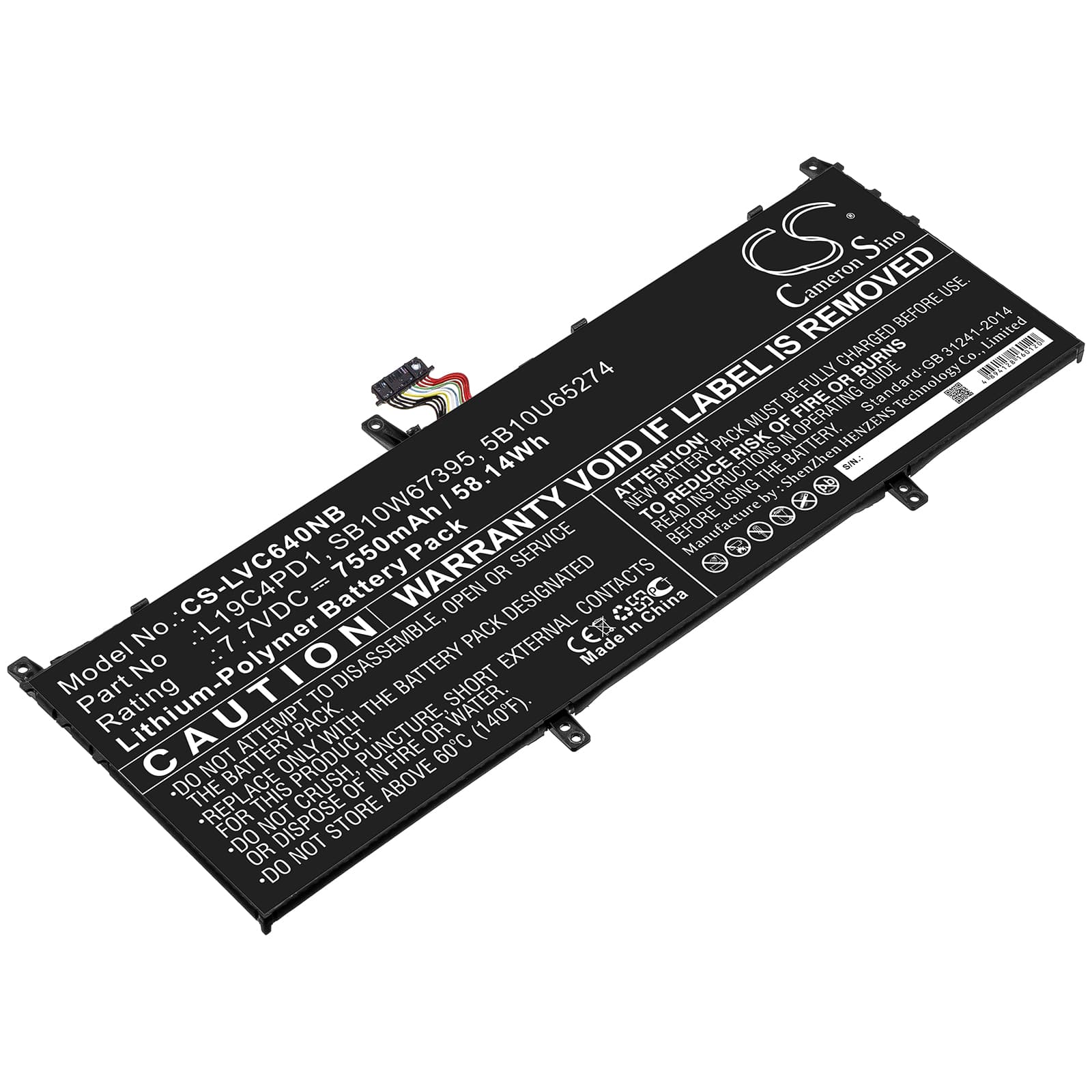 Replacement Battery for Lenovo Yoga C640 13 - CS-LVC640NB-1.jpg