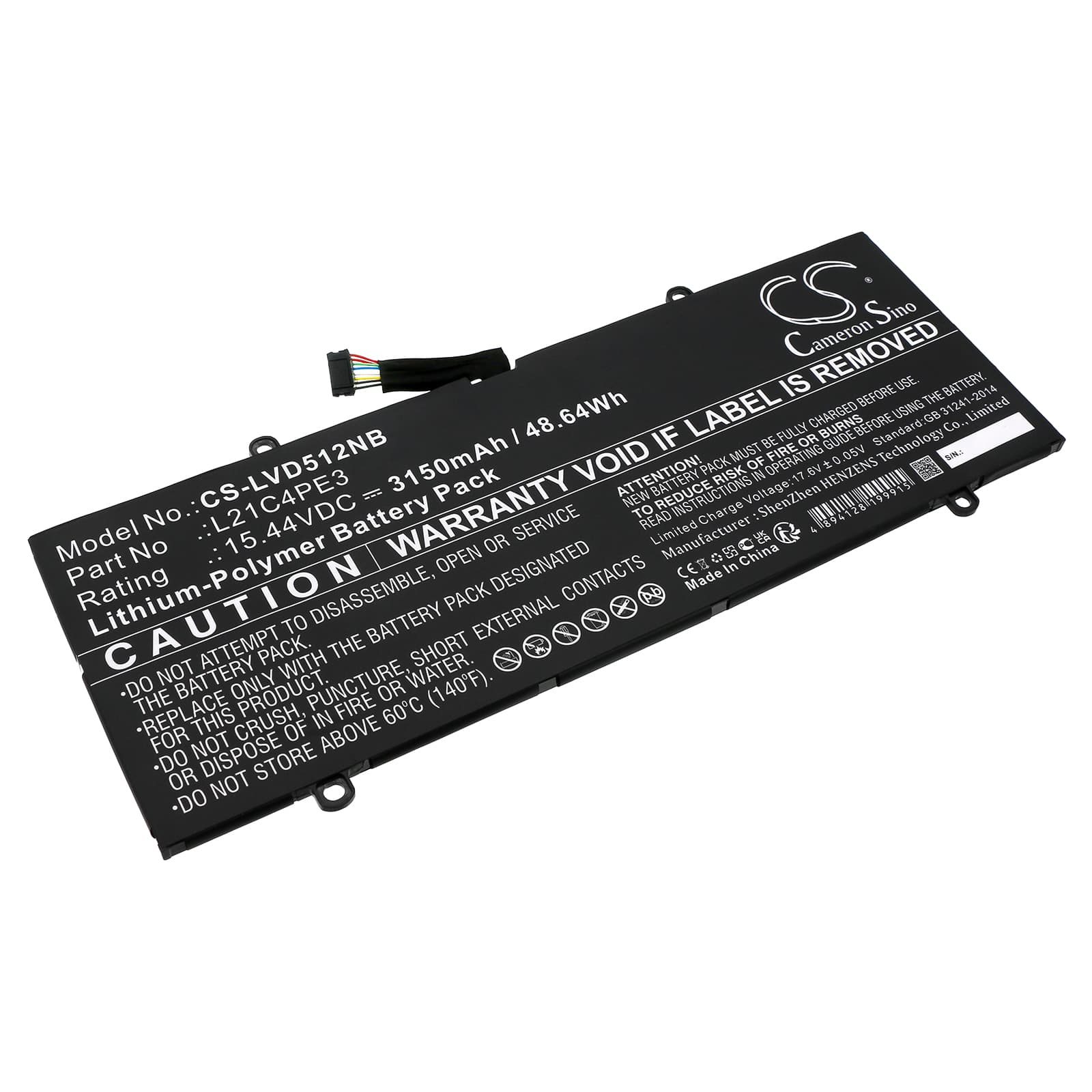 Replacement Battery for Lenovo IdeaPad Duet 5 12IRU8 83B3001HPH - CS-LVD512NB-1.jpg