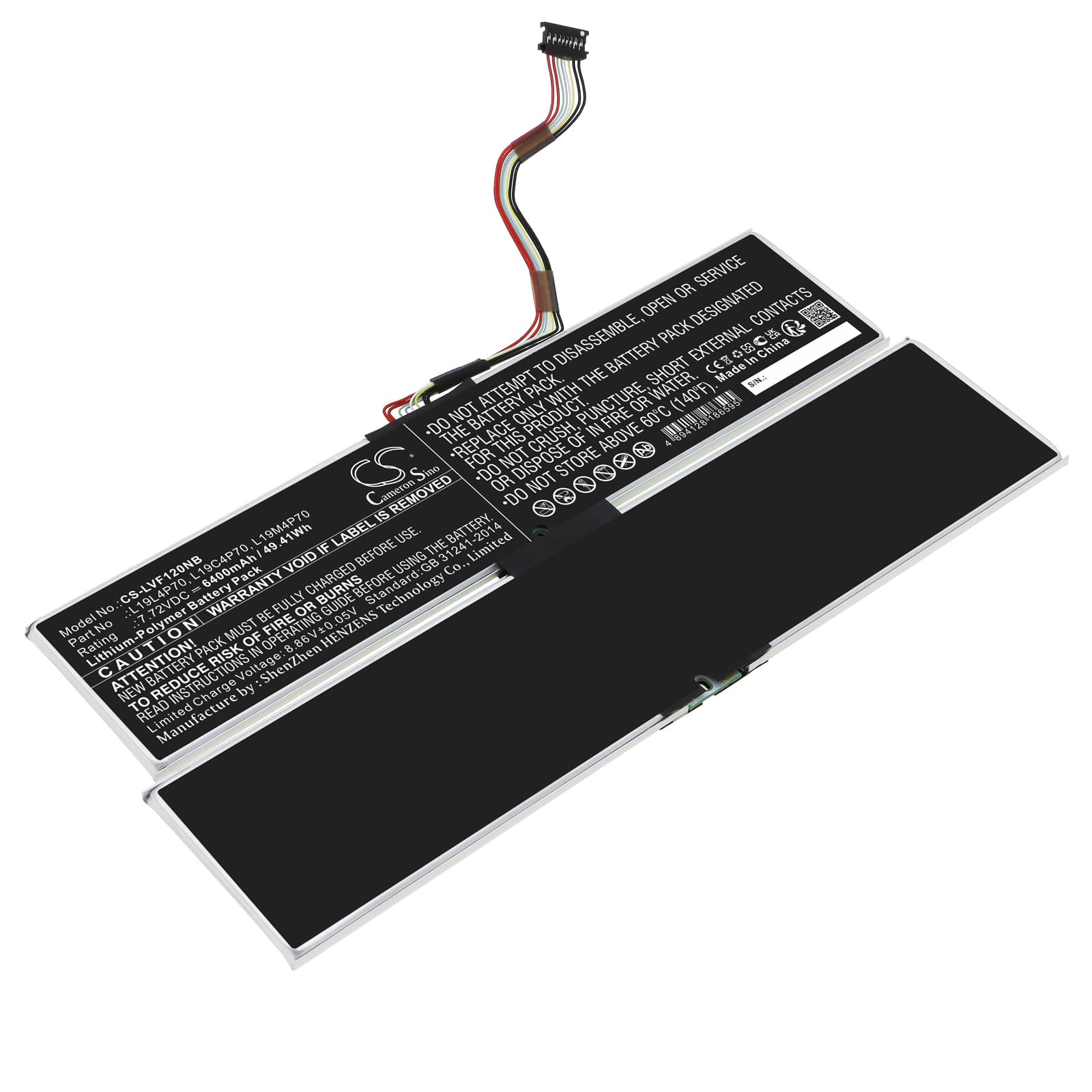 Replacement Battery for Lenovo ThinkPad X1 Fold Gen 1-20RL000HPG - CS-LVF120NB-1.jpg
