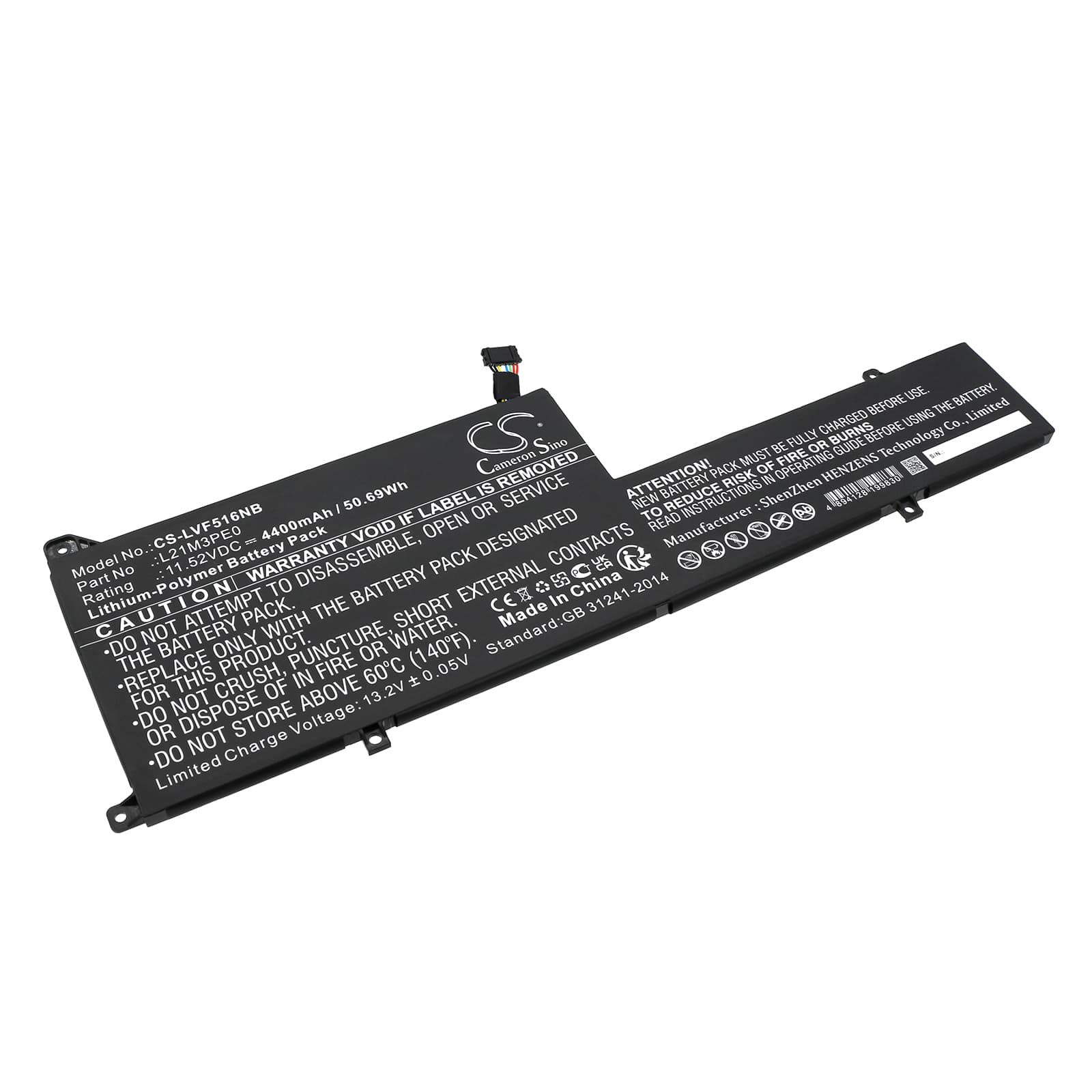 Replacement Battery for Lenovo IdeaPad Flex 5 14IAU7 82R7006TUK - CS-LVF516NB-1.jpg