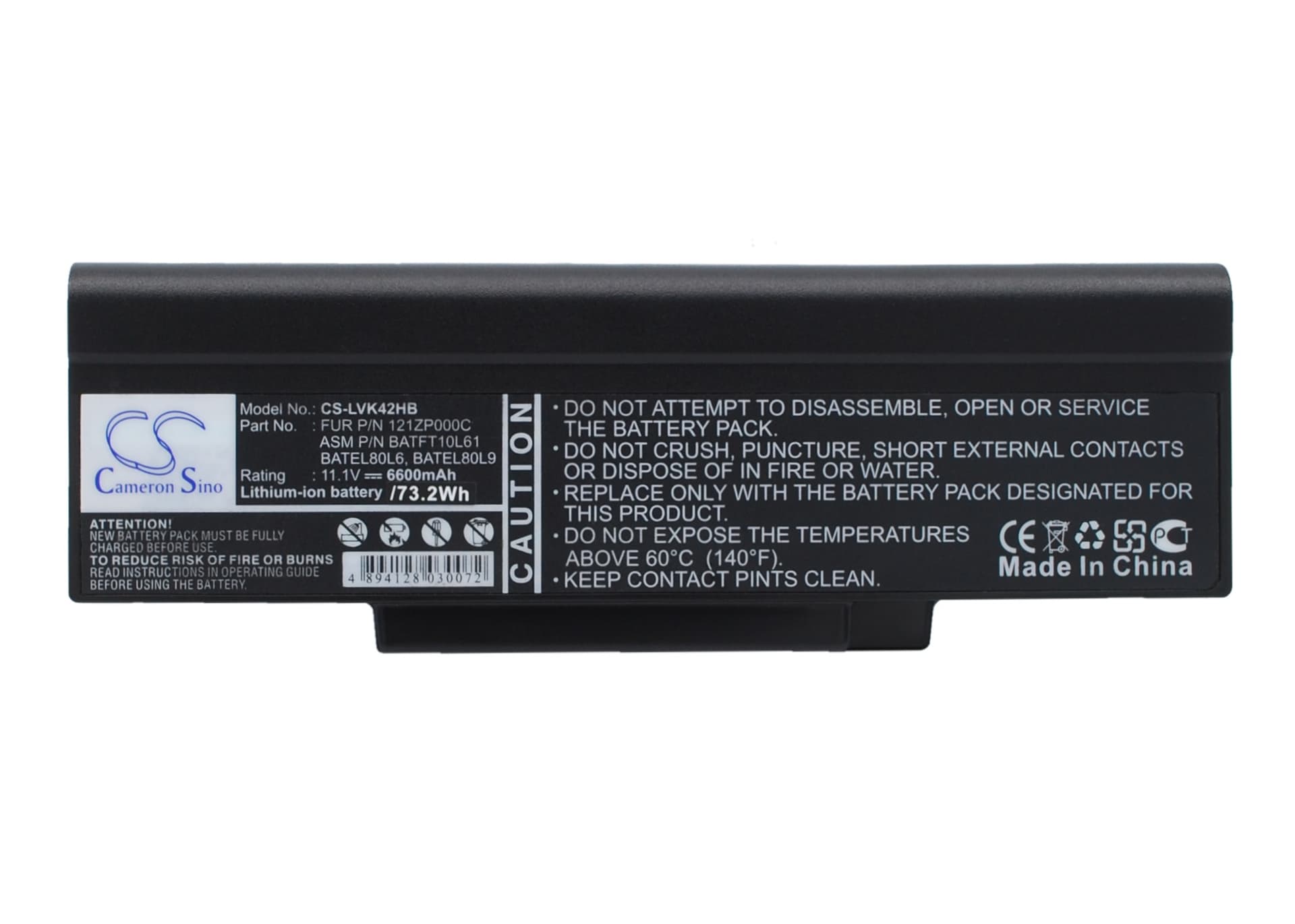 Replacement Battery for Dell Inspriron 1425