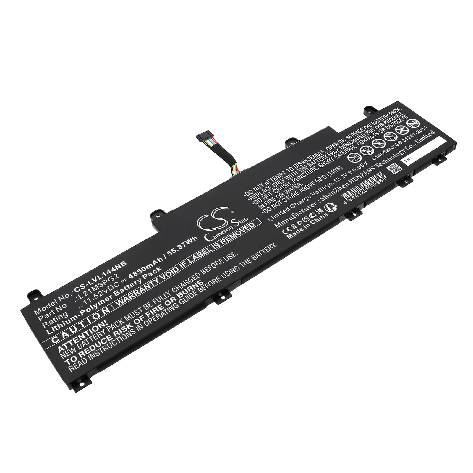 Replacement Battery for Lenovo ThinkPad L14 Gen 4(Intel)21H10063ED - CS-LVL144NB-1.jpg