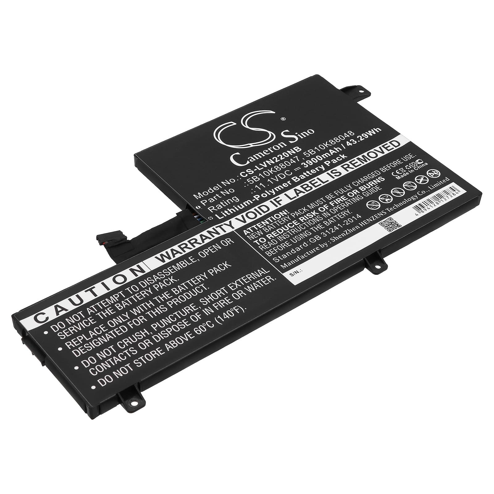 Replacement Battery for Lenovo N22 Chromebook - CS-LVN220NB-1.jpg
