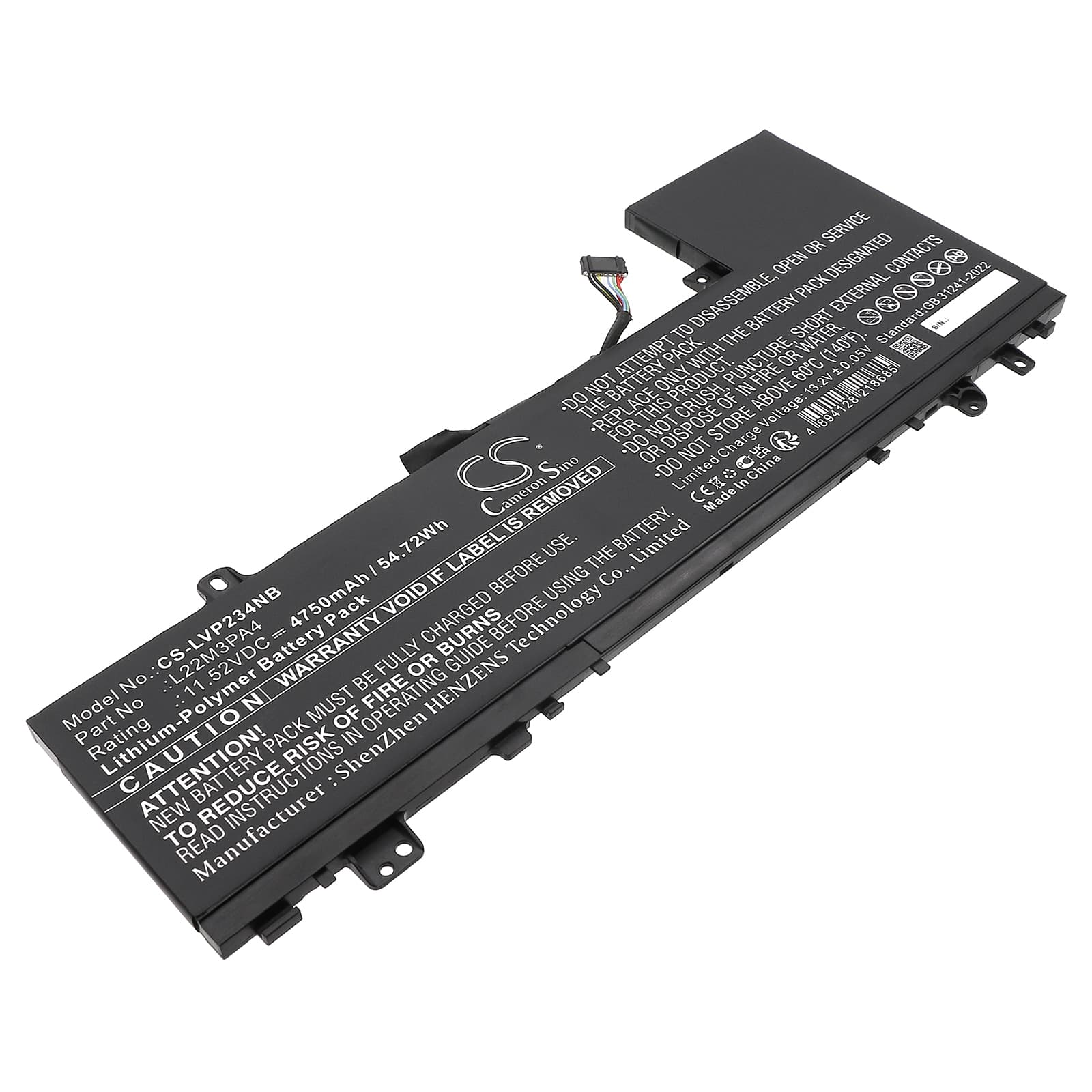 Replacement Battery for Lenovo IdeaPad Slim 5 14ABR8 82XE0001RK - CS-LVP234NB-1.jpg