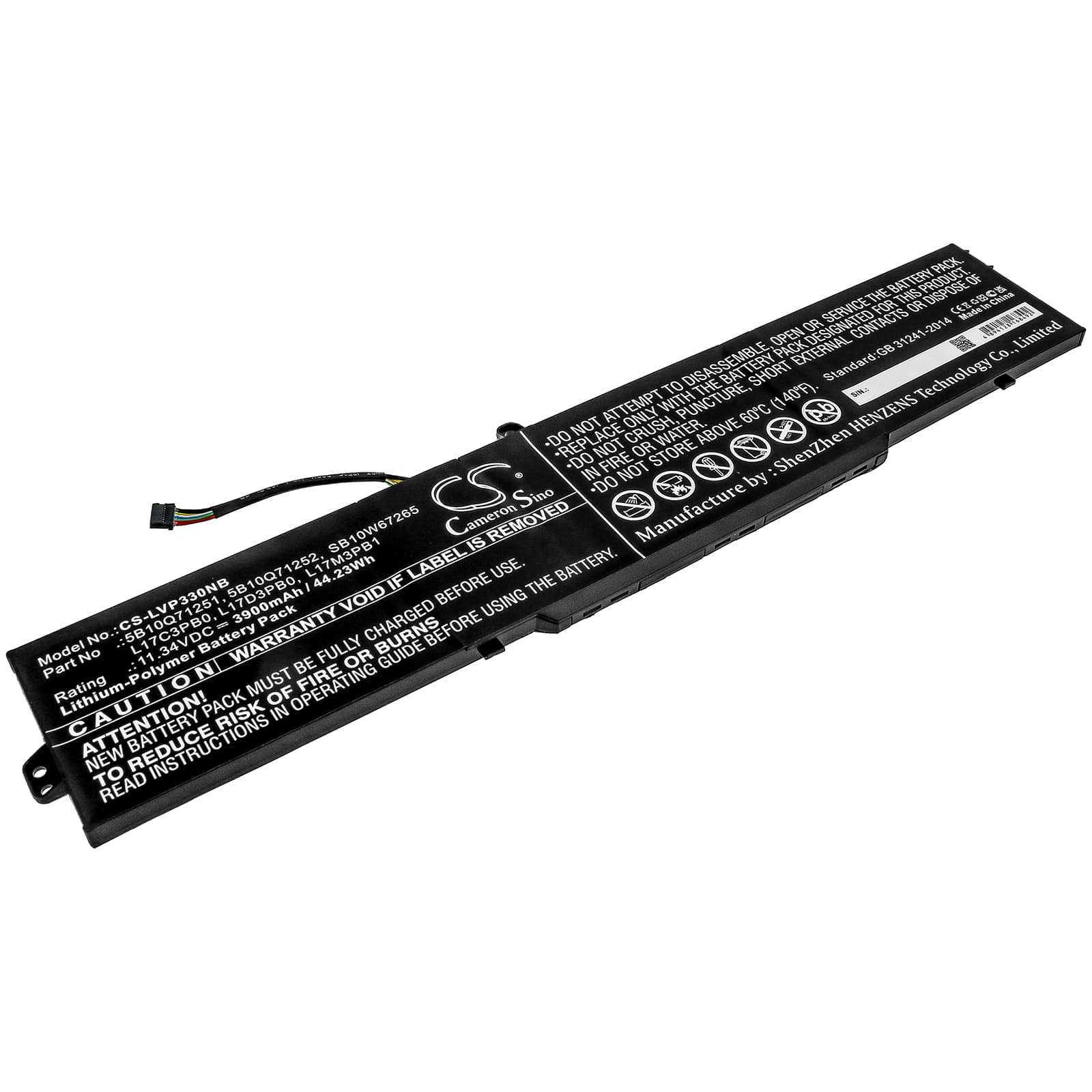 Replacement Battery for Lenovo IdeaPad 330-15ICH 81FK00A5AU - CS-LVP330NB-1.jpg