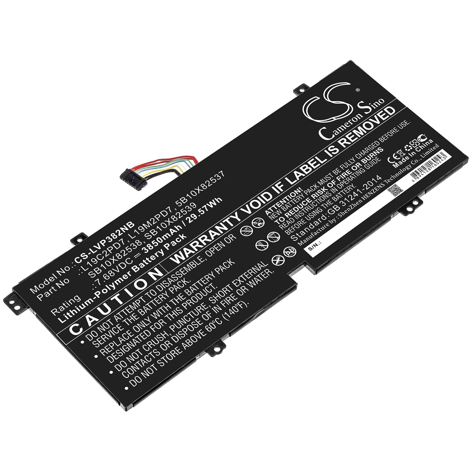 Replacement Battery for Lenovo IdeaPad 3 10IGL5 (82AT) - CS-LVP382NB-1.jpg