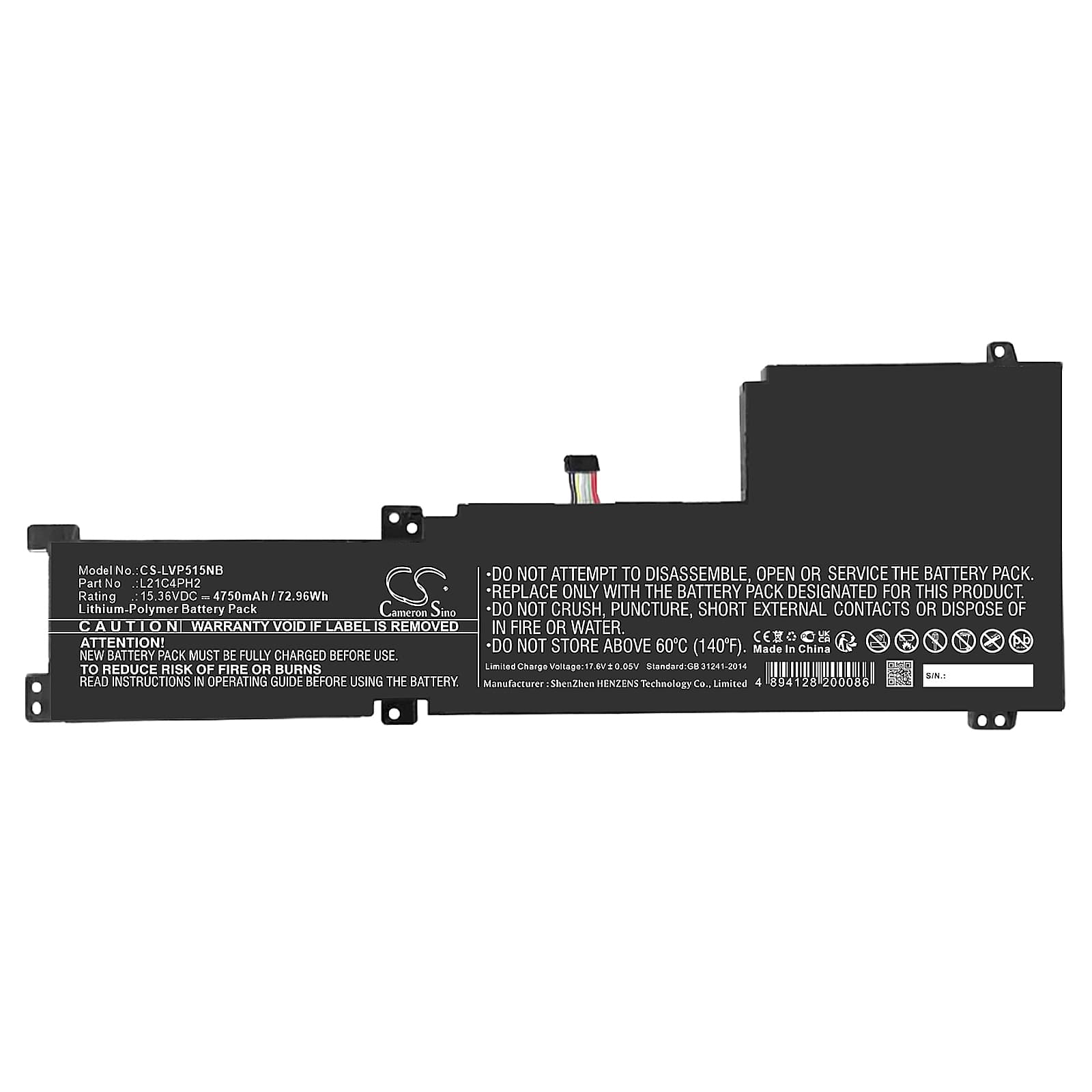 Replacement Battery for Lenovo IdeaPad 5-15ARE05 - CS-LVP515NB-1.jpg